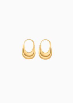 Jug Hoop Earrings | Gold