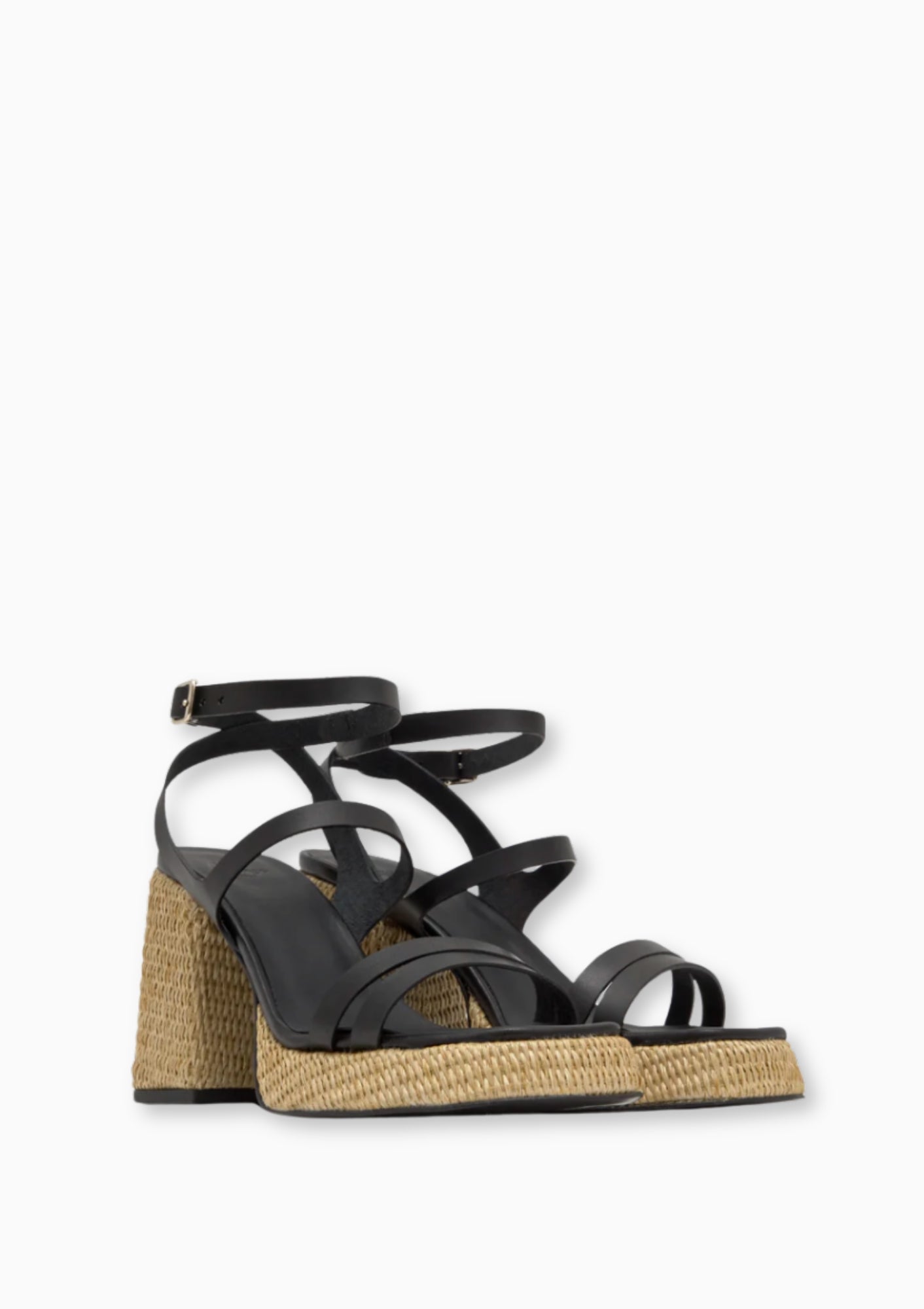 Victoria Heel Sandal | Negro