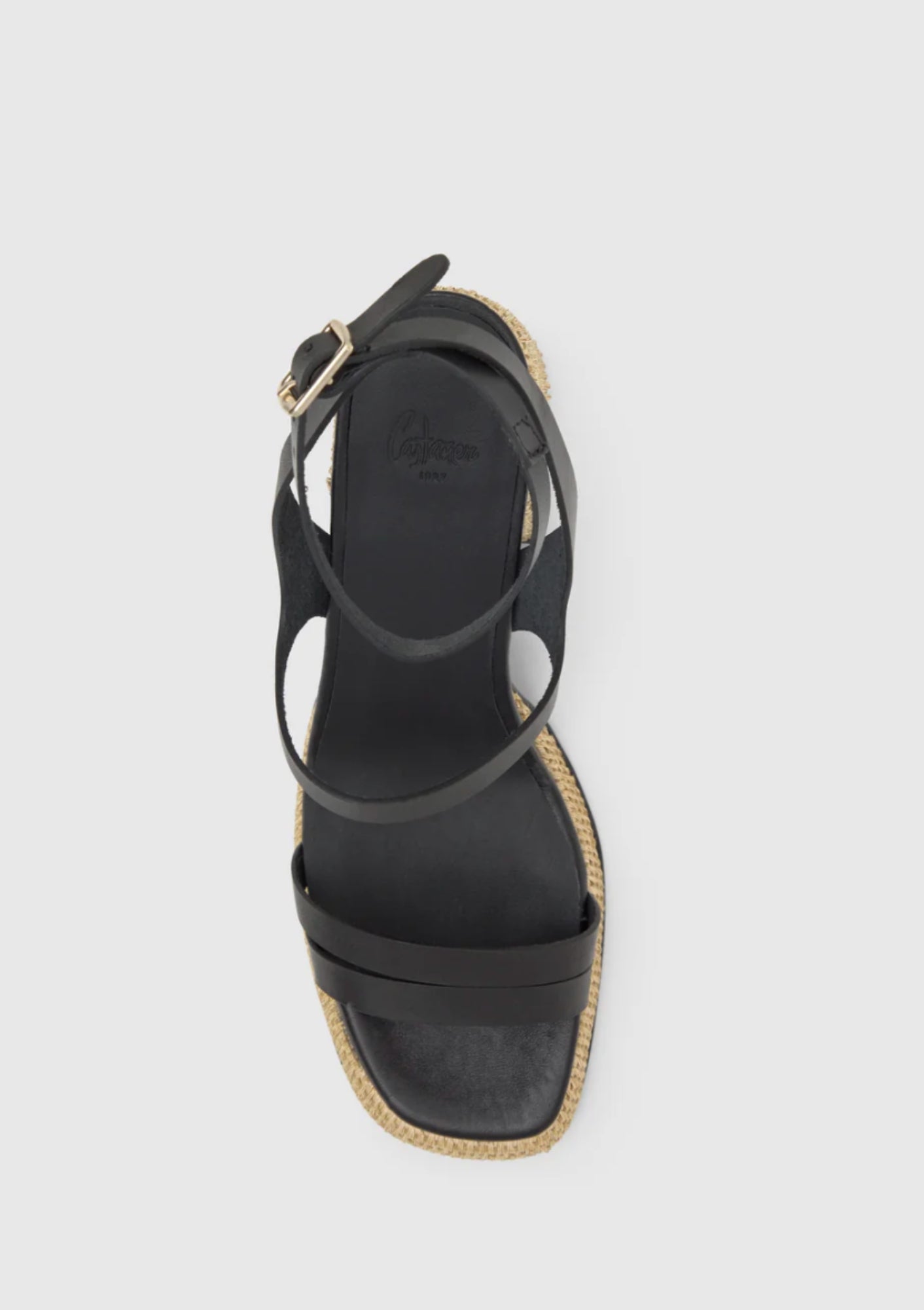 Victoria Heel Sandal | Negro