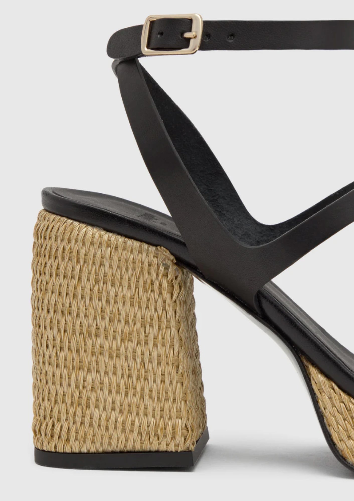 Victoria Heel Sandal | Negro
