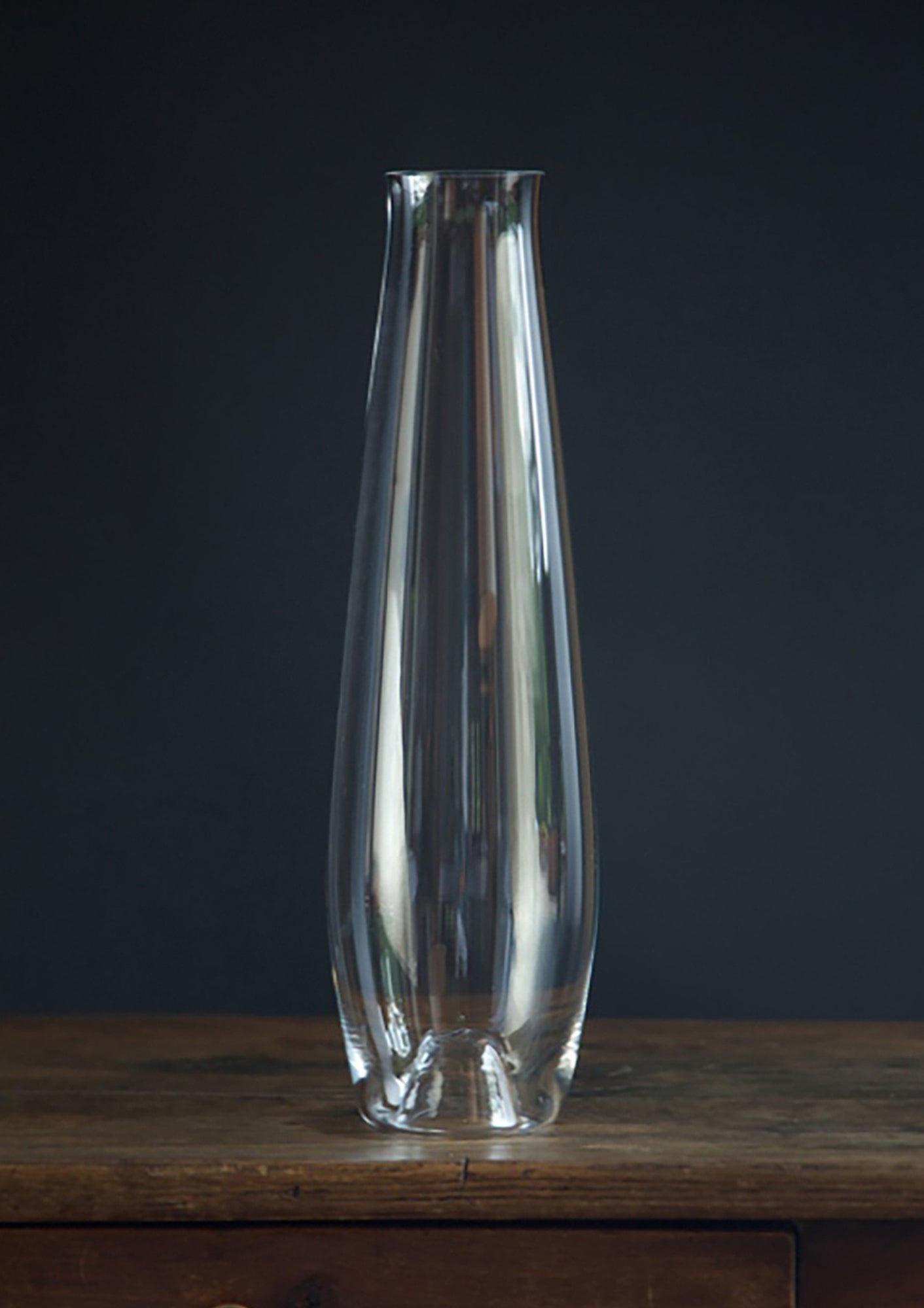 Crystal Blue Hill Wine Decanter
