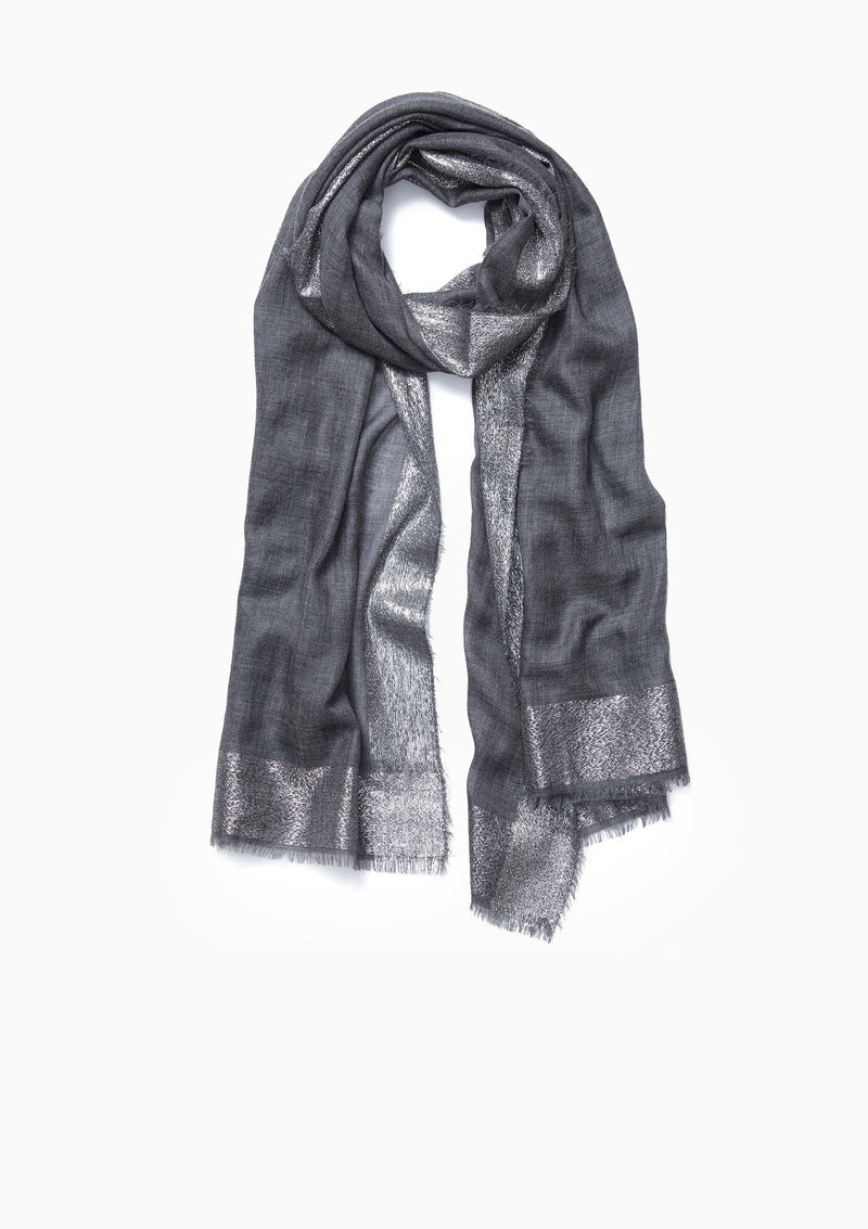 The Argent Wrap | Charcoal
