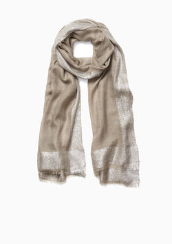 The Argent Wrap | Greige