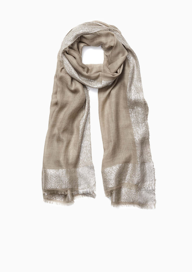 The Argent Wrap | Greige