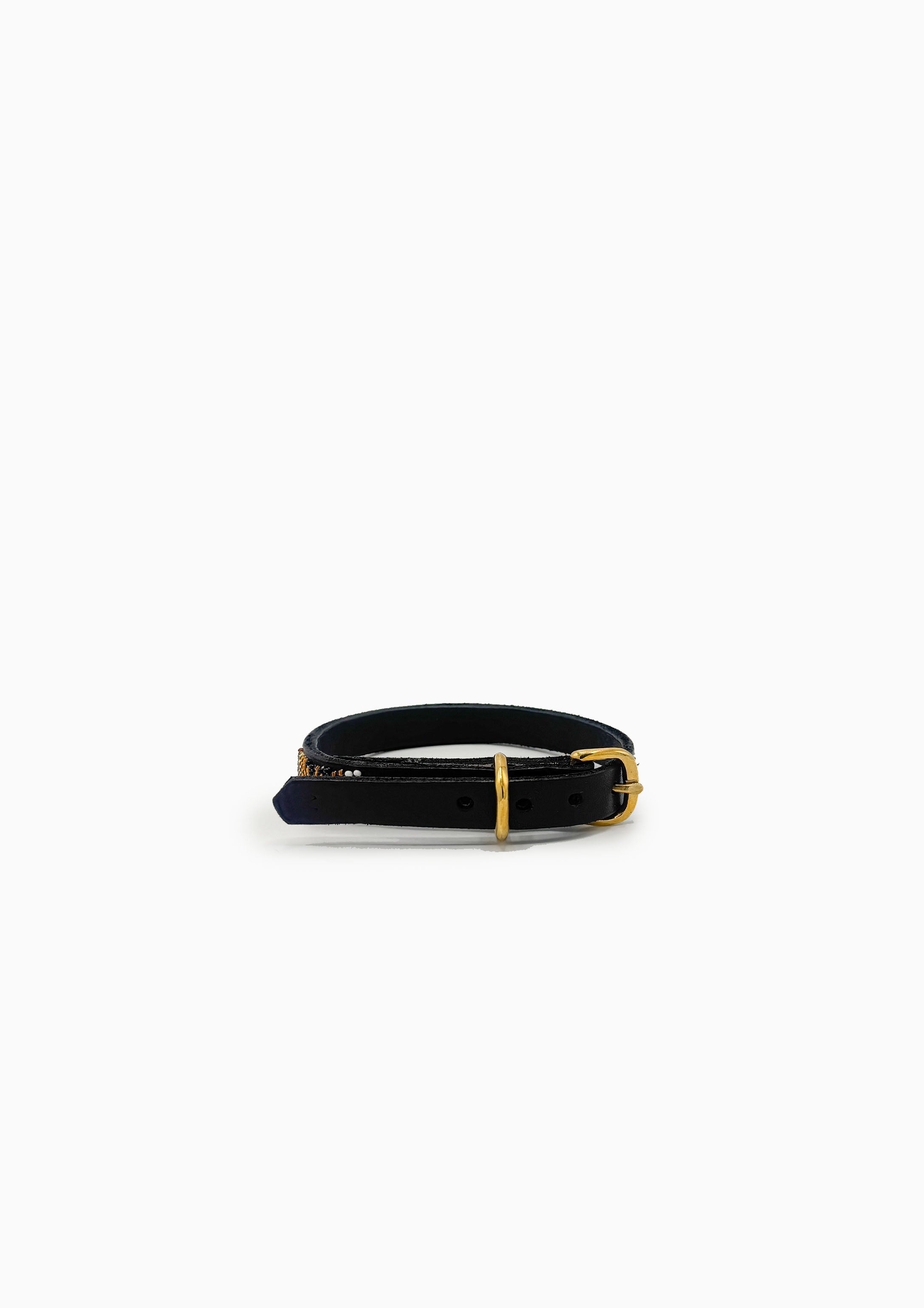 Earth Beaded Dog Collar | 12" Narrow
