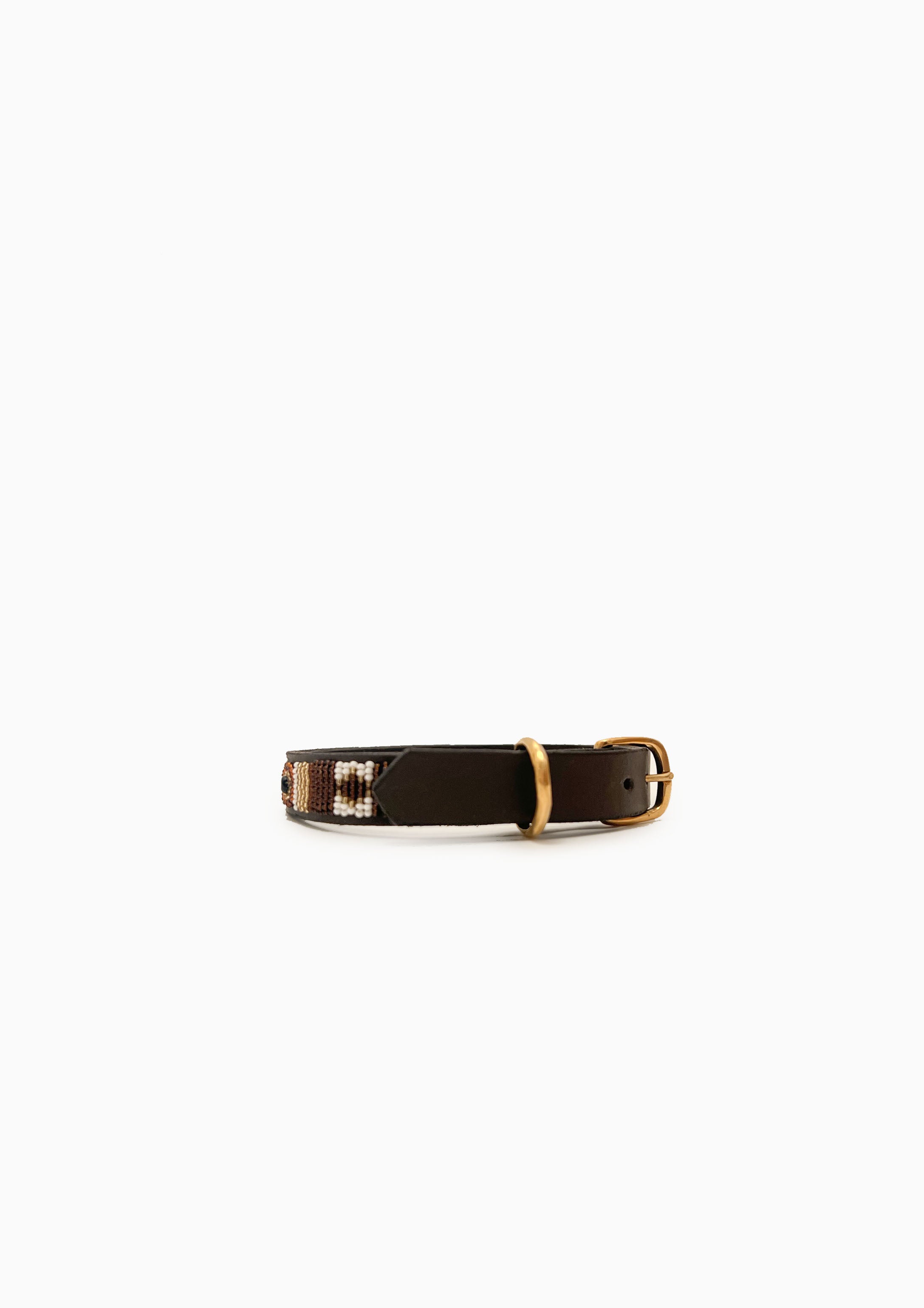 Earth Beaded Dog Collar | 14" Standard