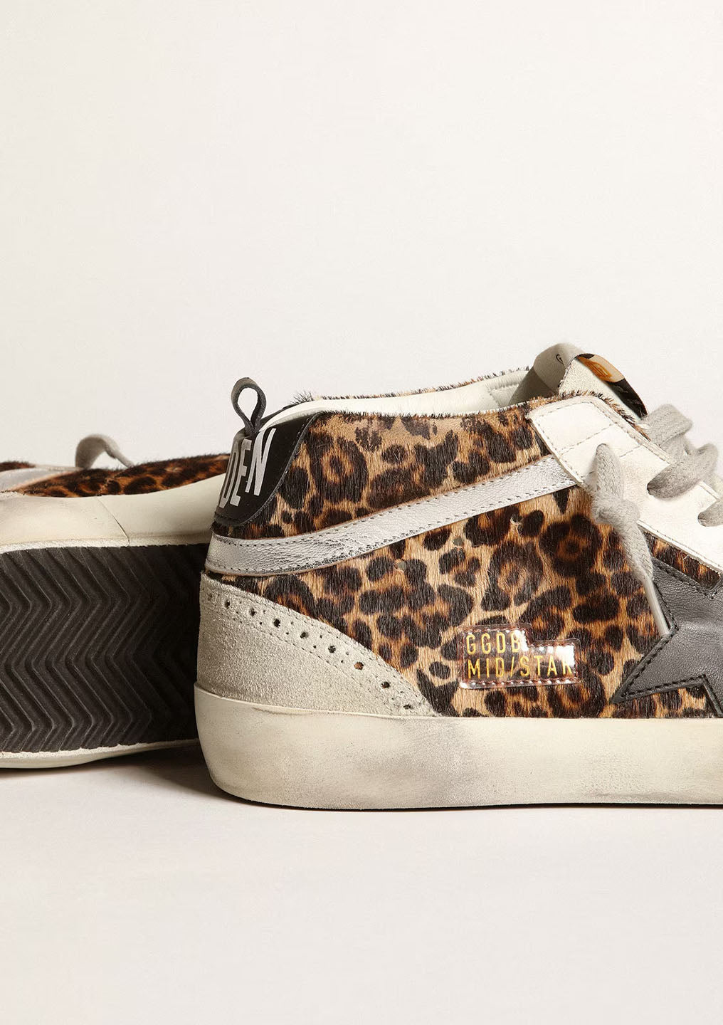 Mid Star Sneaker Leopard Print Pony