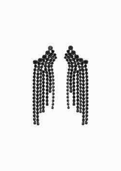 Wild Shore Earrings | Black/Silver