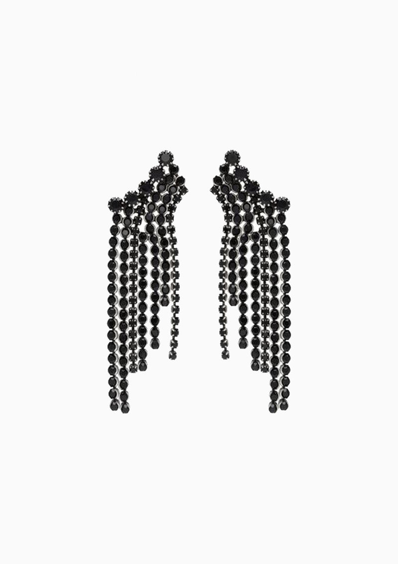 Wild Shore Earrings | Black/Silver