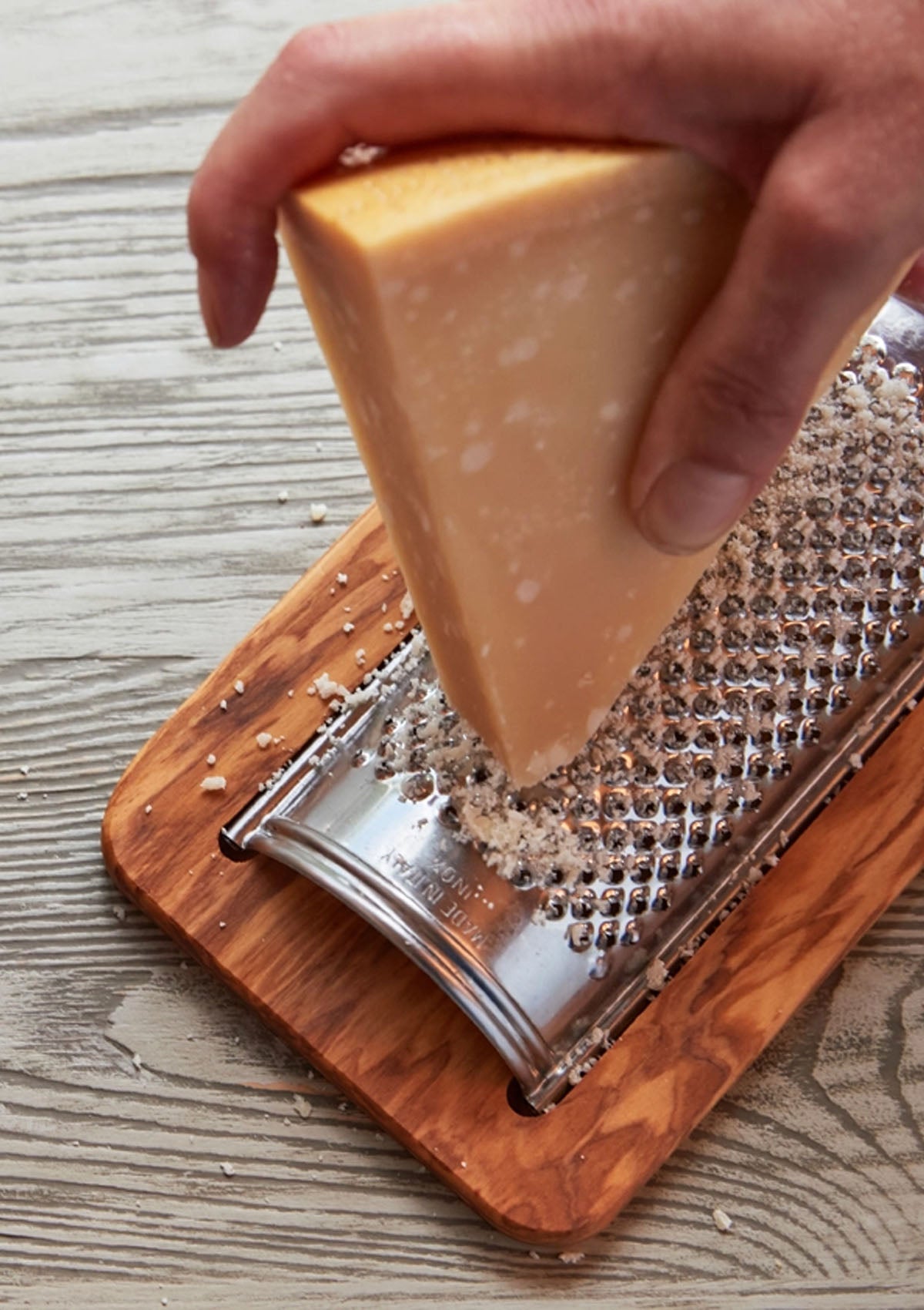 Italian Olivewood Flat Cheese Grater