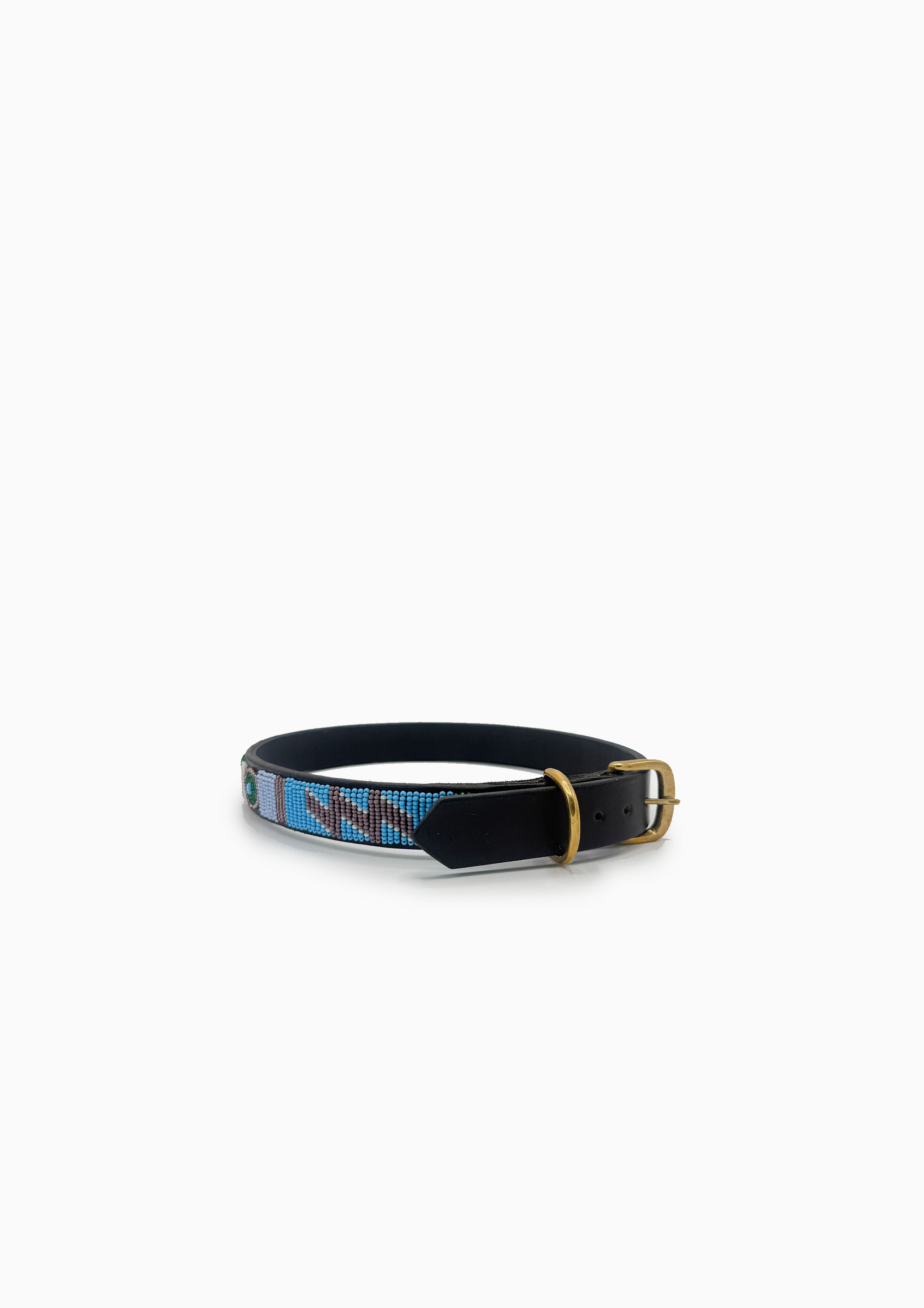Jacaranda Beaded Dog Collar |22" Wide
