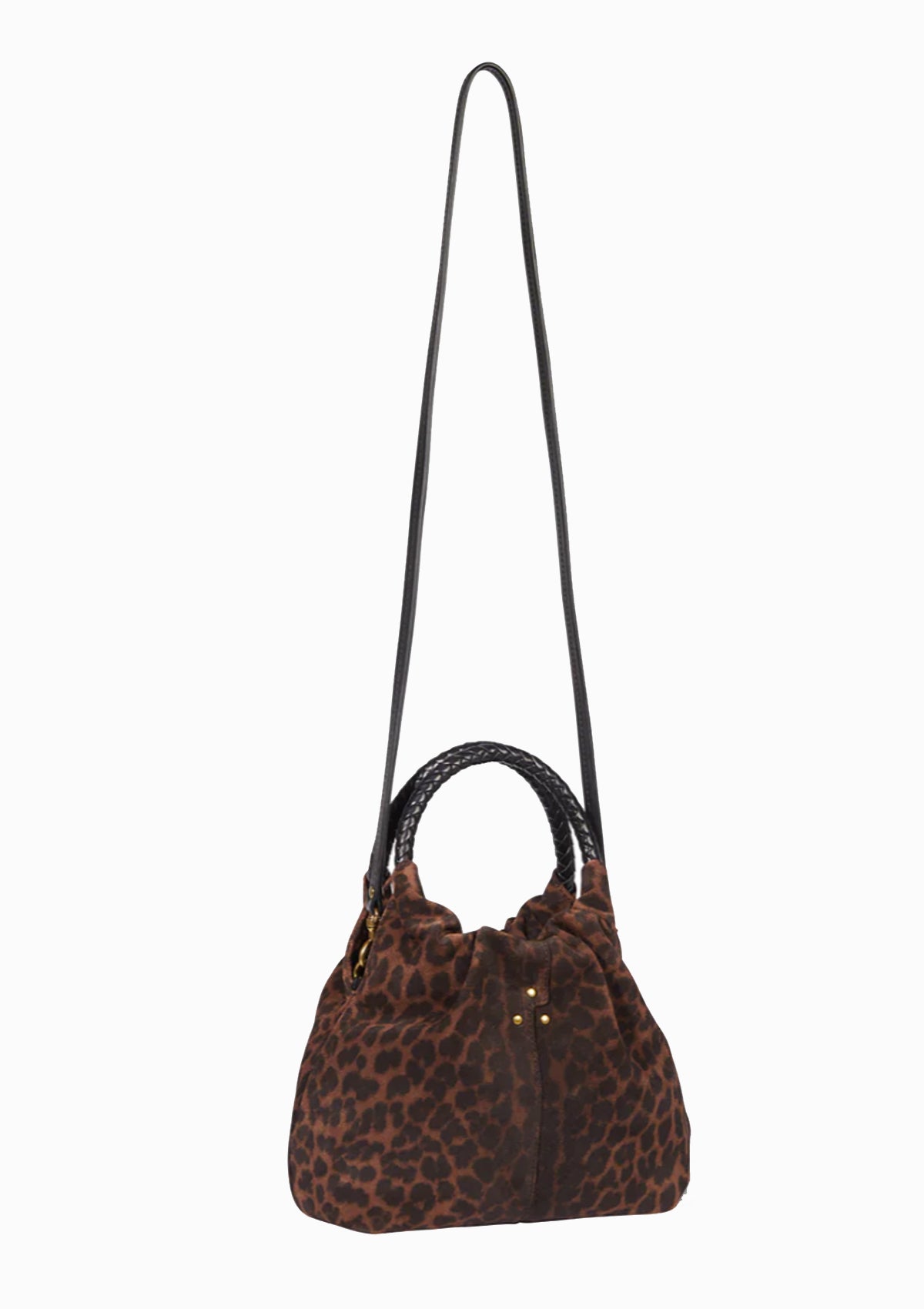 Gordi S | Split Suede Imprime Leopard Natural
