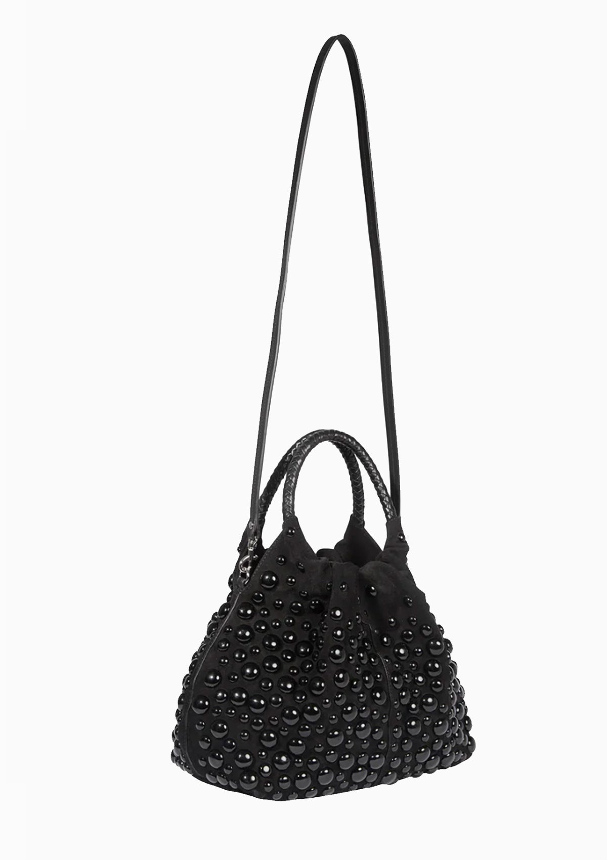 Gordi M Rivets | Split Suede Noir/Noir