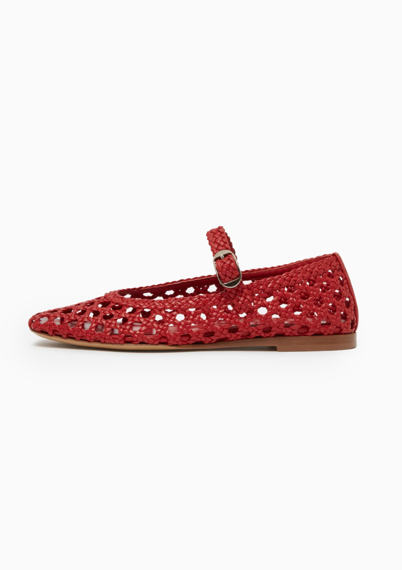 Mary Jane Woven | Crimson Red