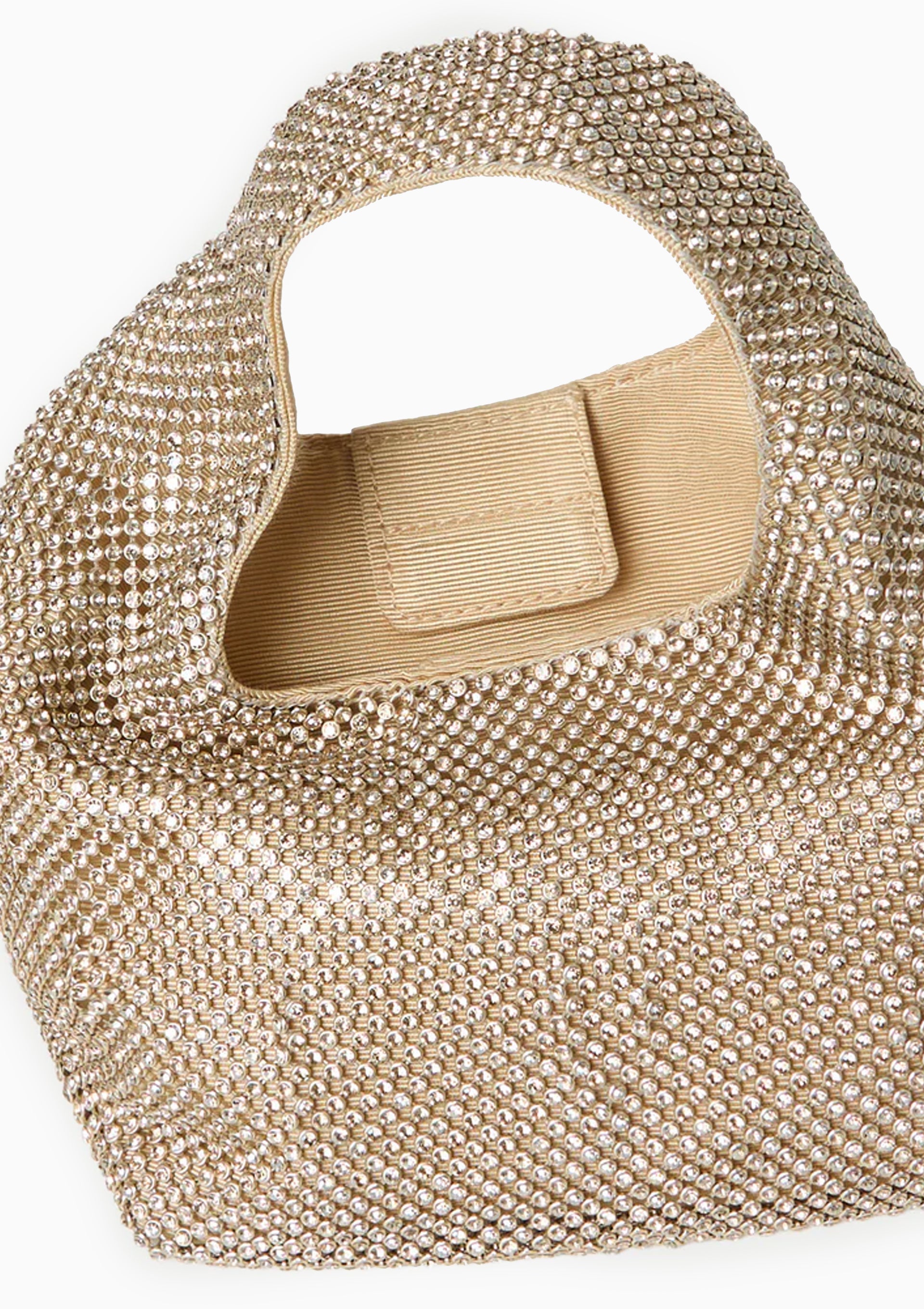 Kenzie Mini Bag | Gold Diamante