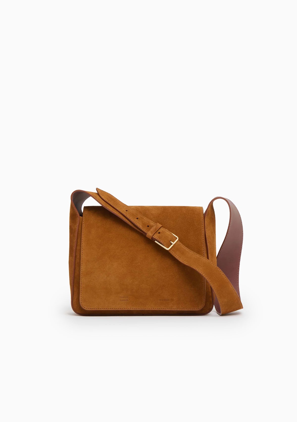 Box Shoulder Bag | Saddle Suede
