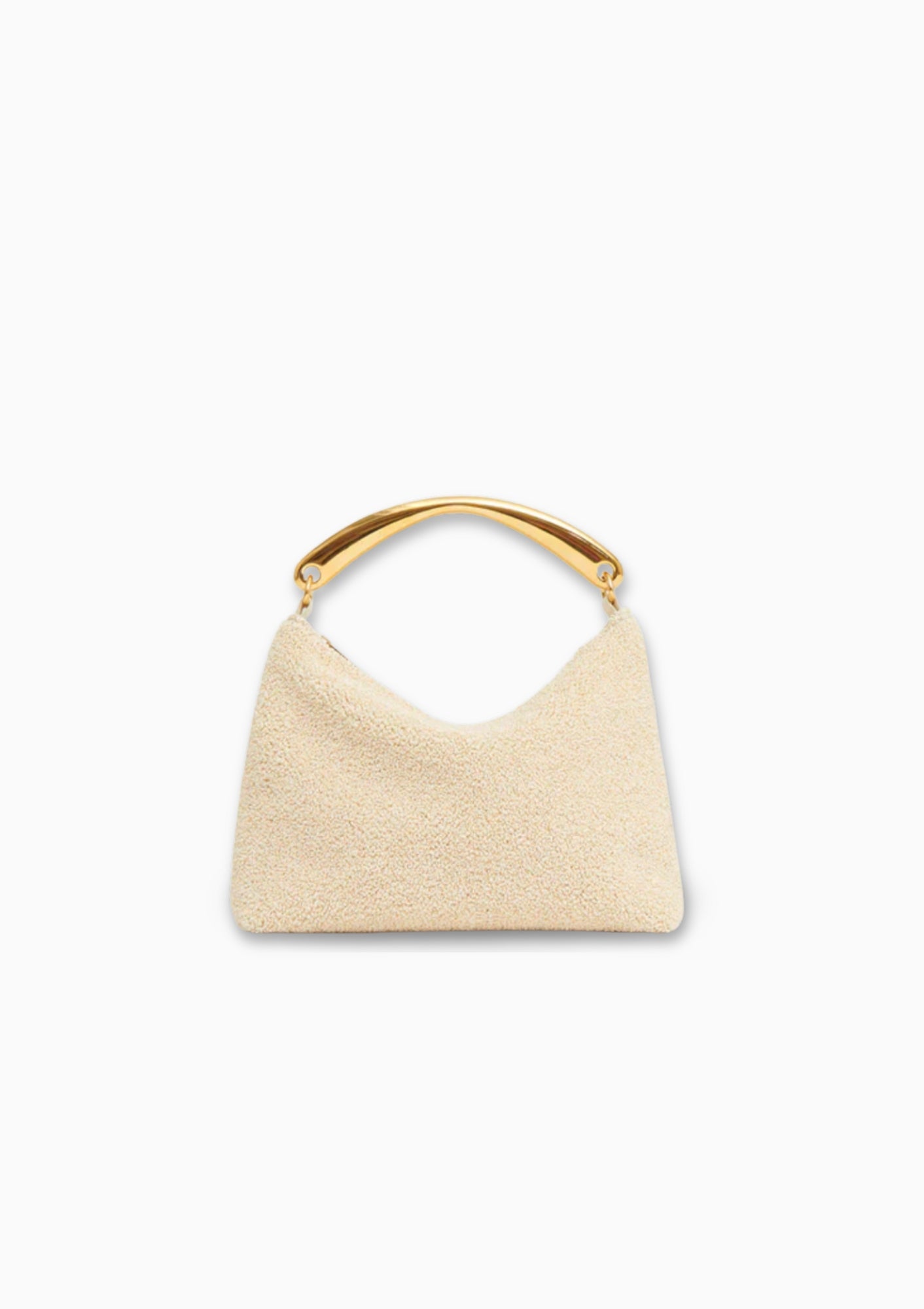 Metal Handle Hera | Jasmine Textured Raffia
