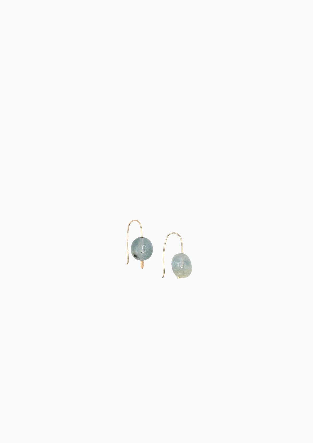 Petite Aquamarine Drop Earrings