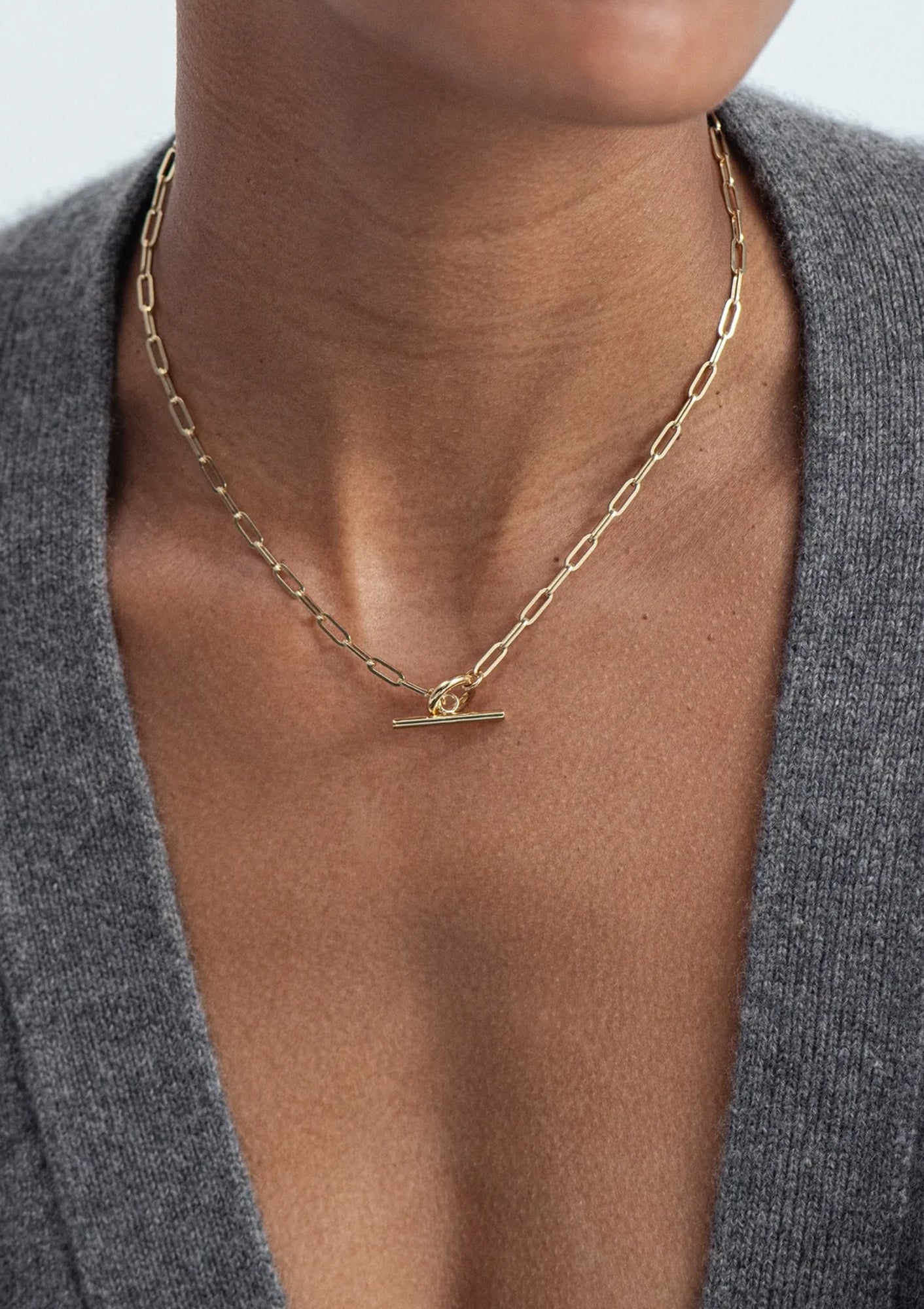 Love Link Necklace | Gold