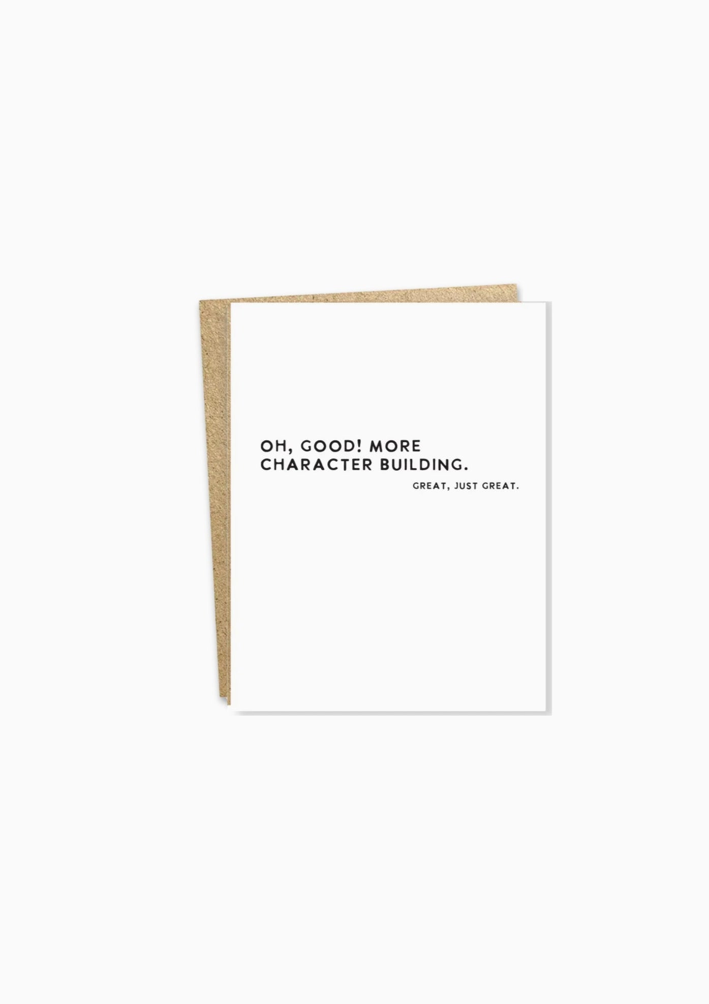 Character Building Greeting Card