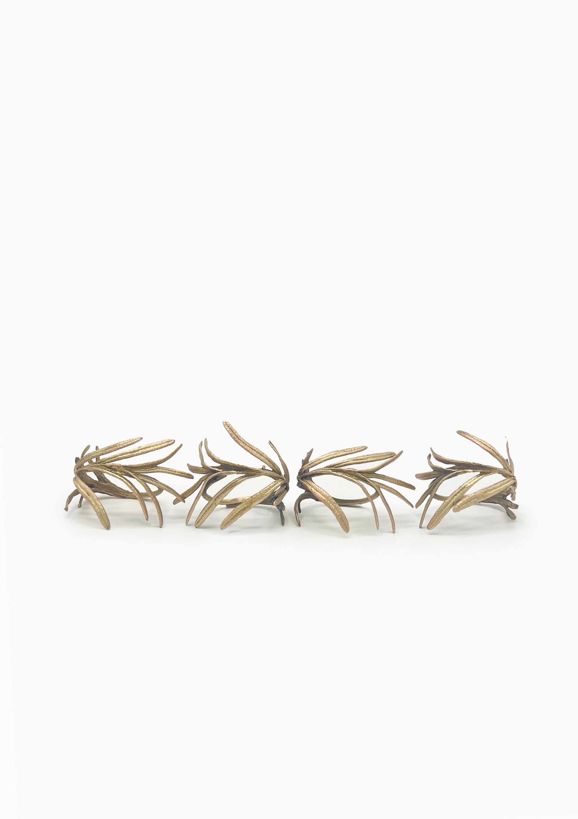 Rosemary Napkin Rings | Brass, Set Of 4