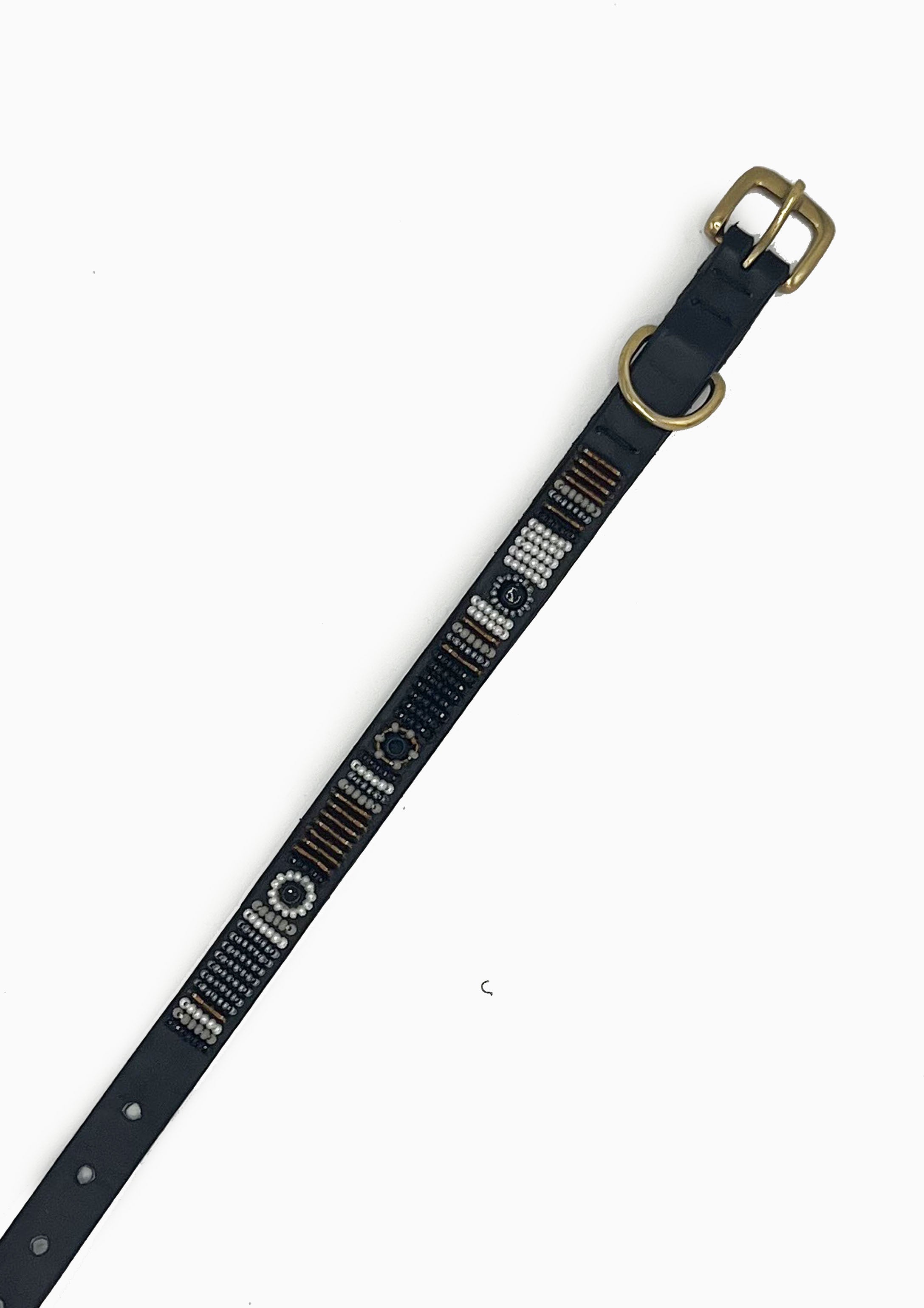 Oryx Beaded Dog Collar | 10" Narrow