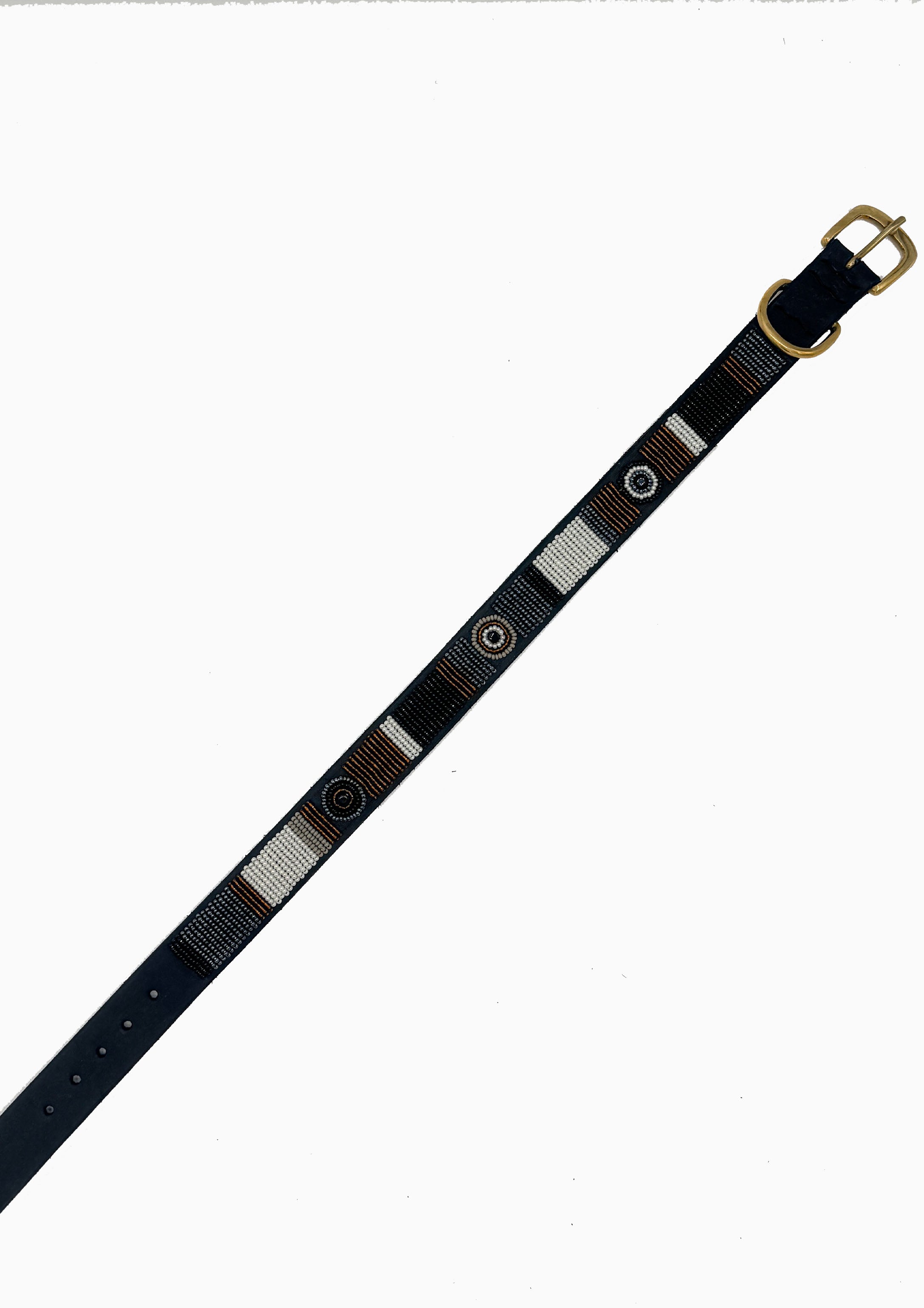 Oryx Beaded Dog Collar | 18" Wide