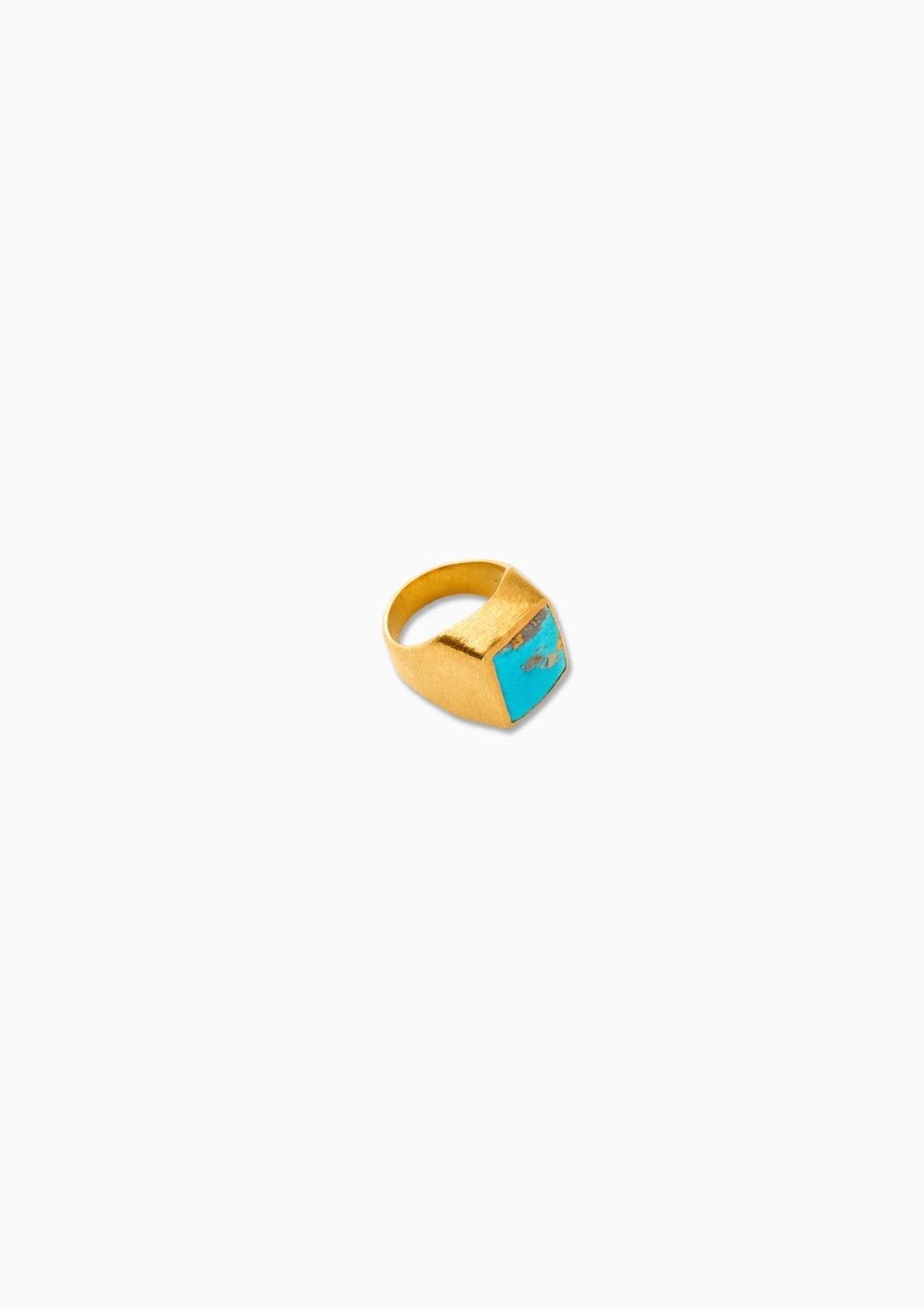 Pippa Small 18kt Gold Vermeil Afghanistan Burhan Ring. Available at Diani.