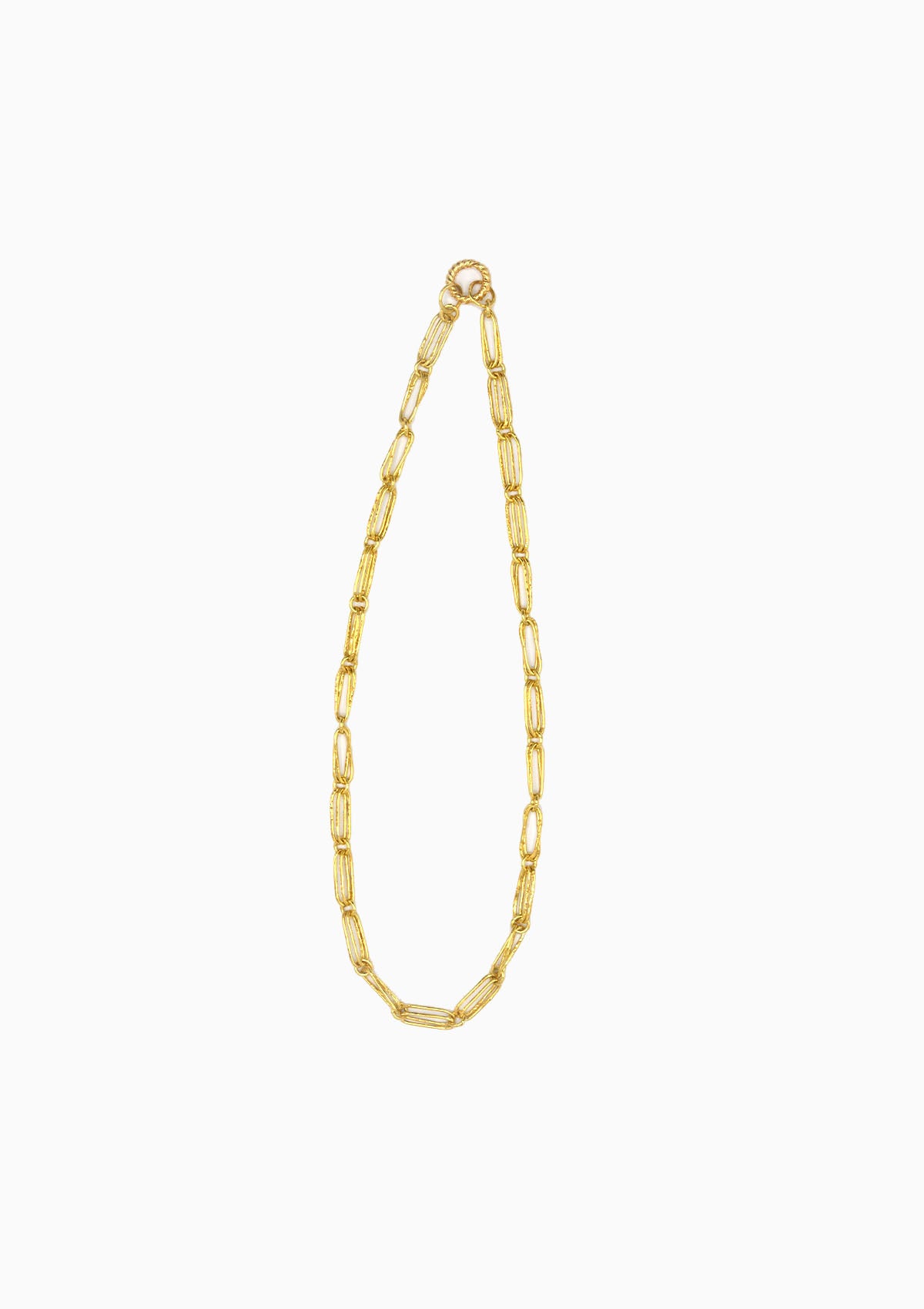18kt Gold Vermeil PSTM Afghanistan Lajward Marmarin Chain Necklace