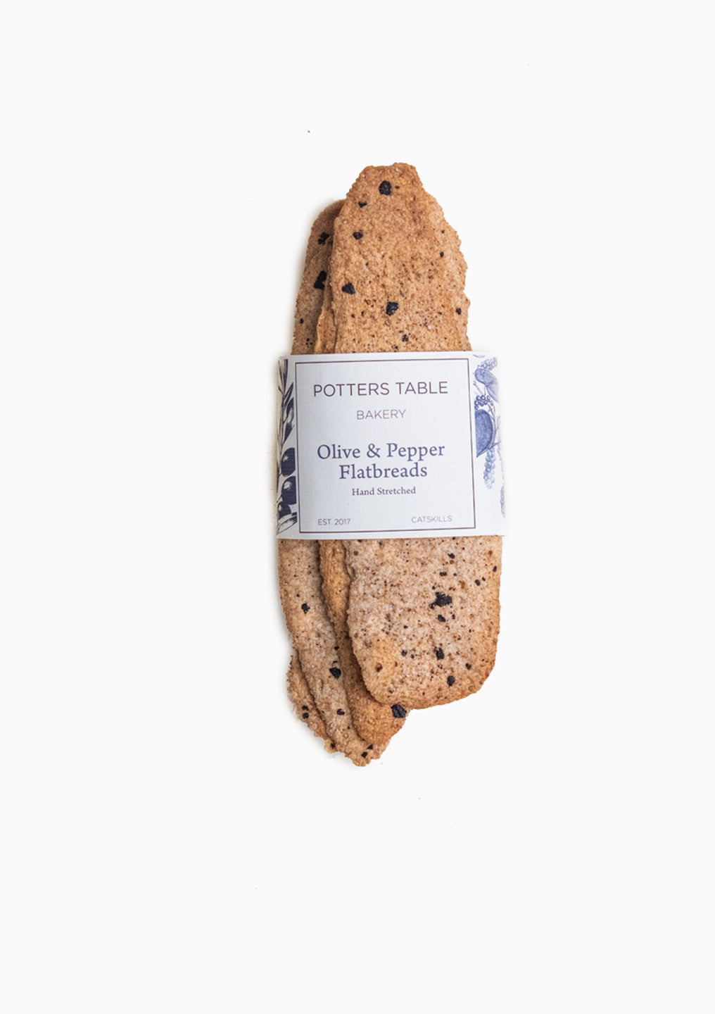Cured Olive & Cracked Pepper Flatbreads
