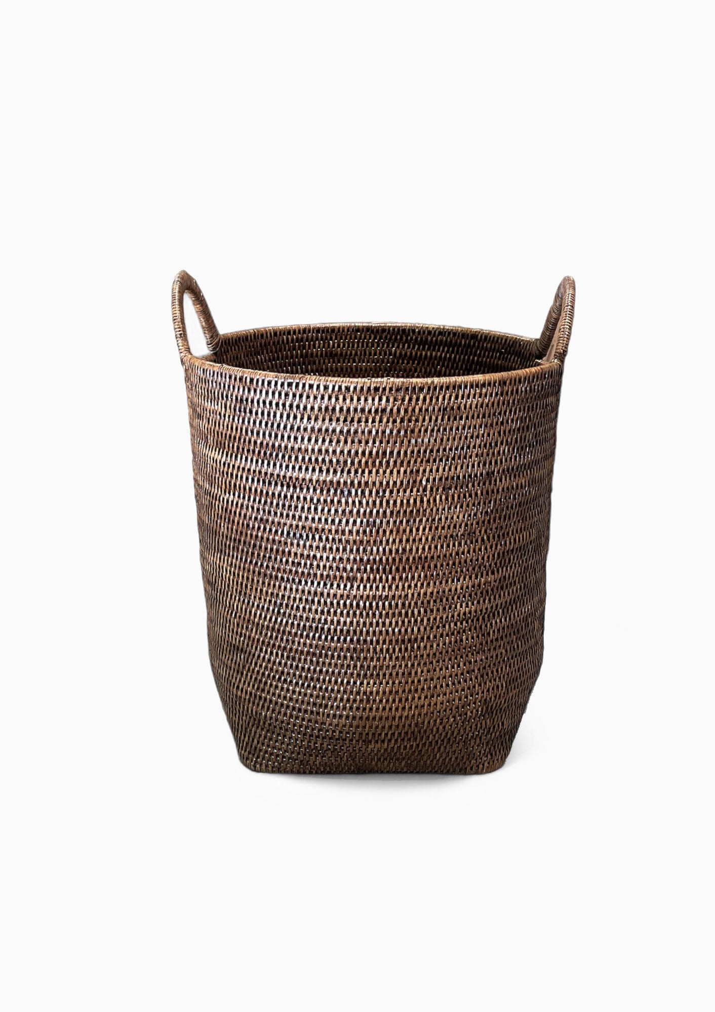 Rattan Round Loop Handle Laundry Basket
