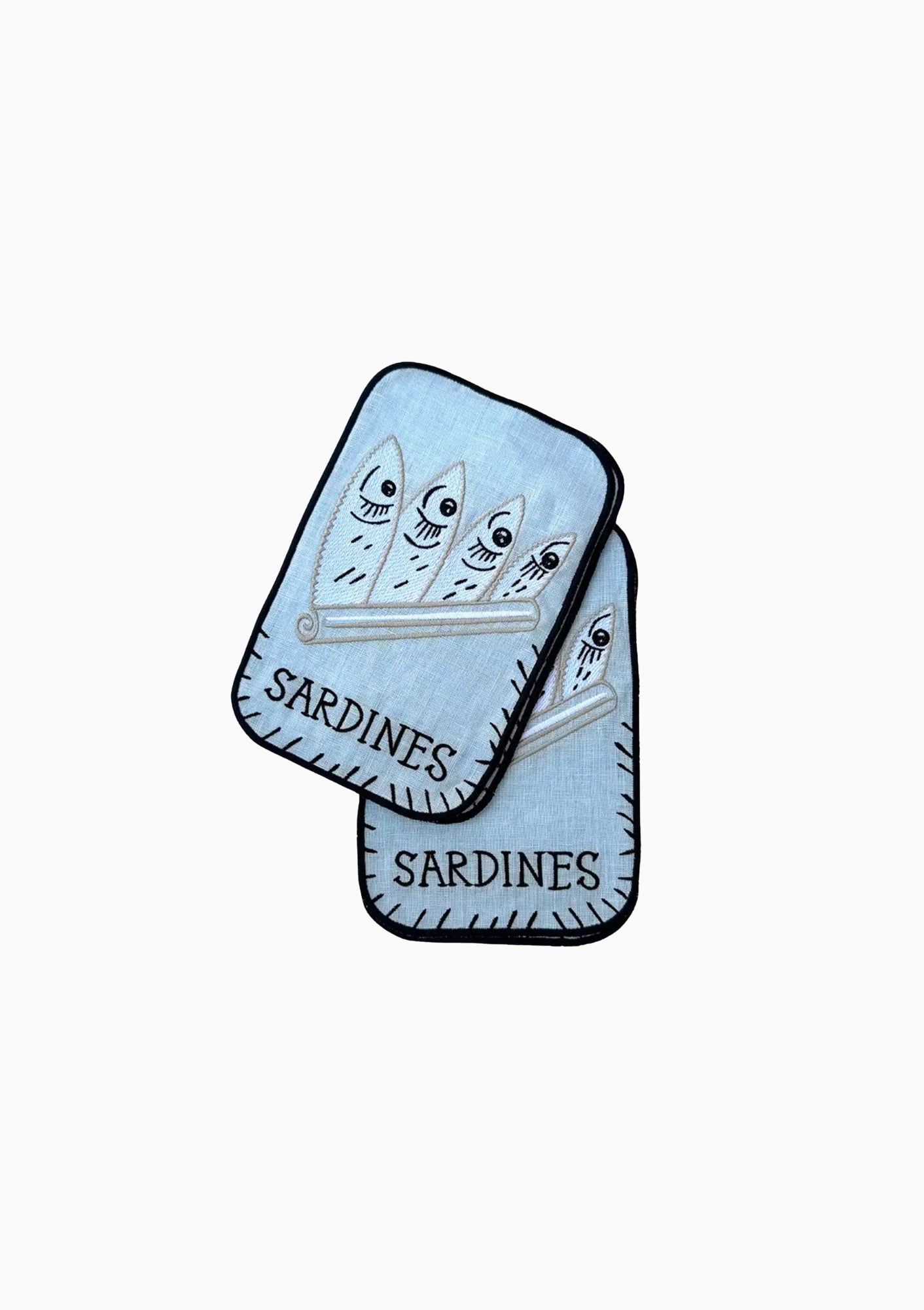 Sardine Cocktail Napkins | Set Of 4