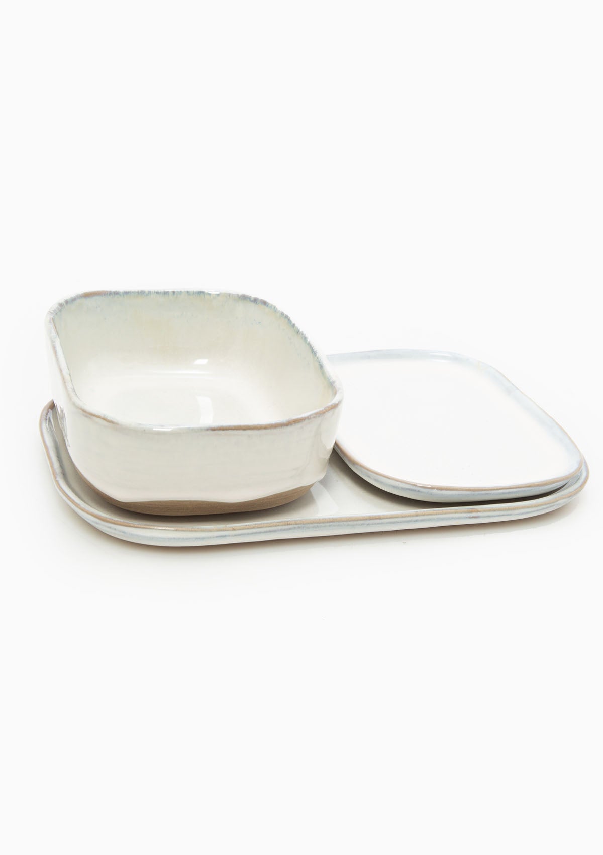 Plate Rectangular No. 2 L | Off-White