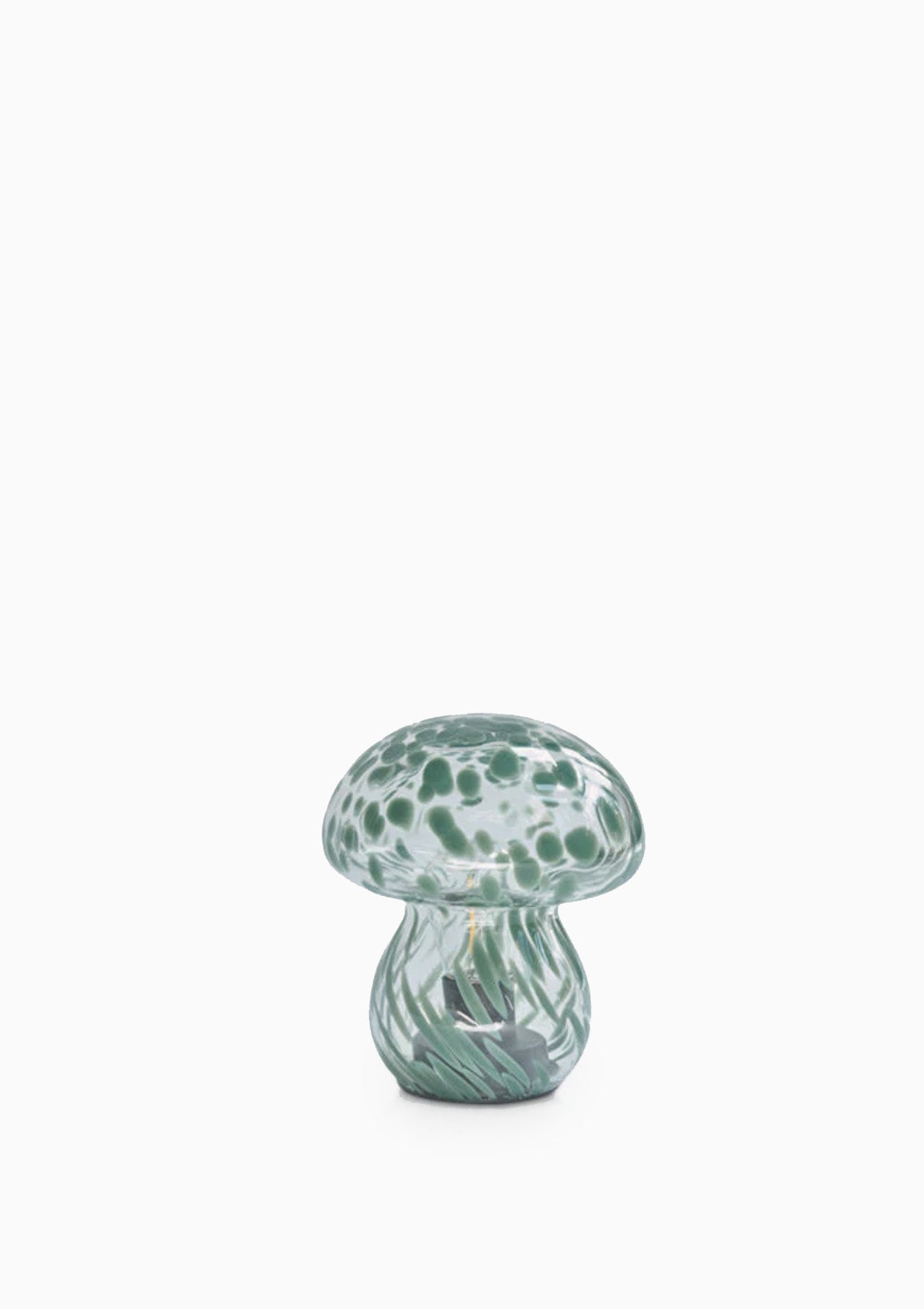 Small Mushroom Cordless Table Lamp | Jade Green