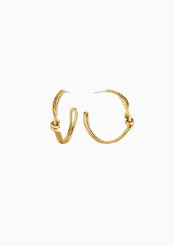 Miji Hoops | Gold