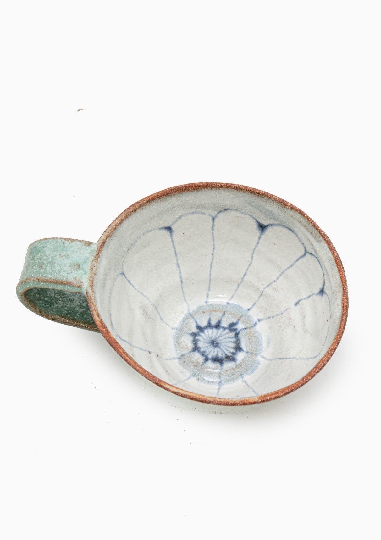 Cappuccino Cup Wildflower Blue 8
