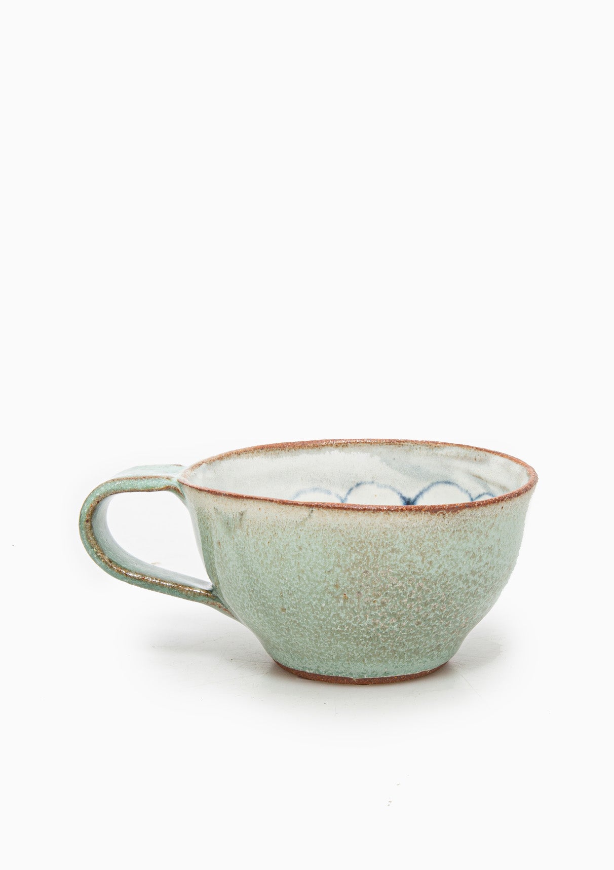 Cappuccino Cup Wildflower Blue 8
