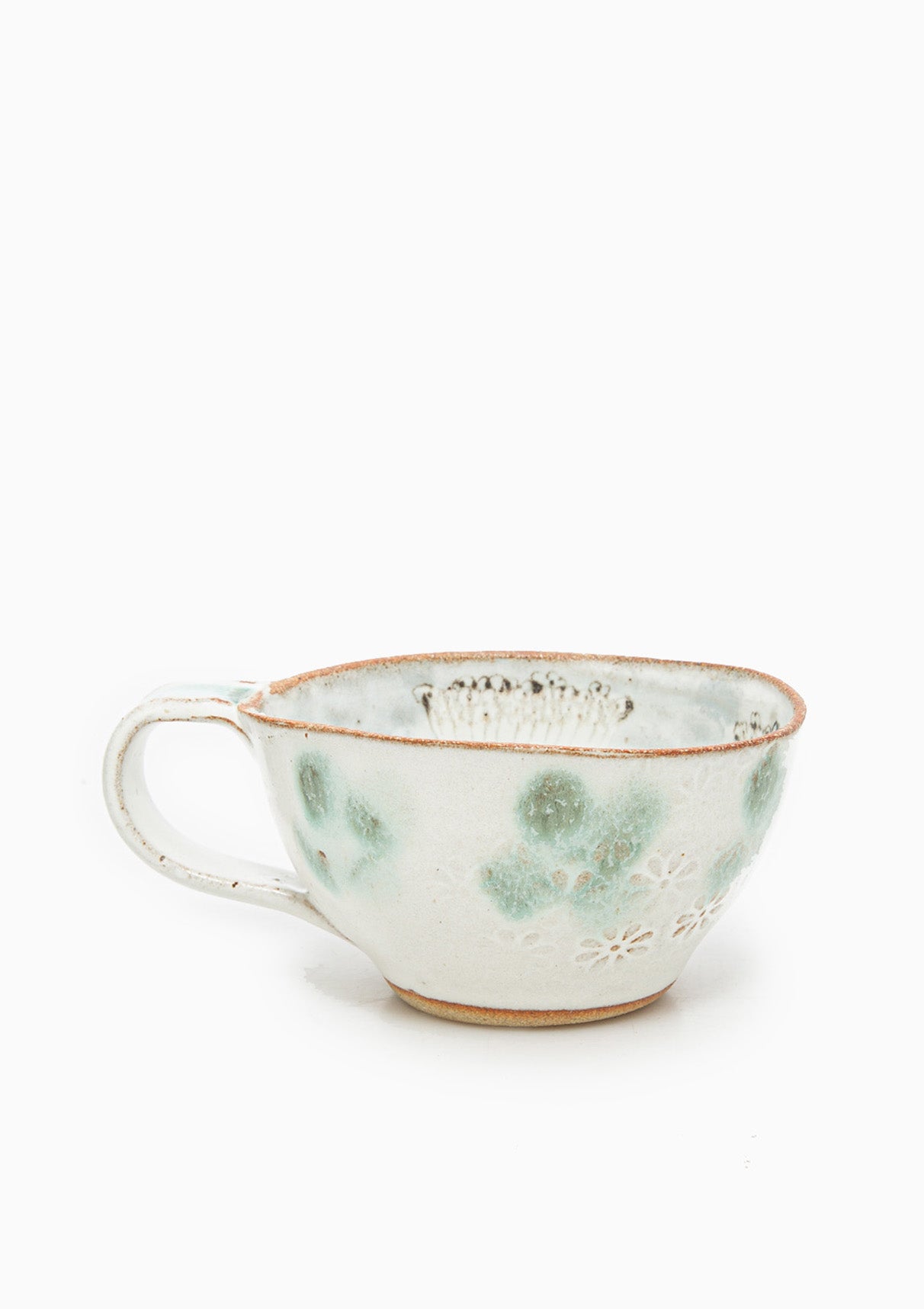 Cappuccino Cup Wildflower Grey 4