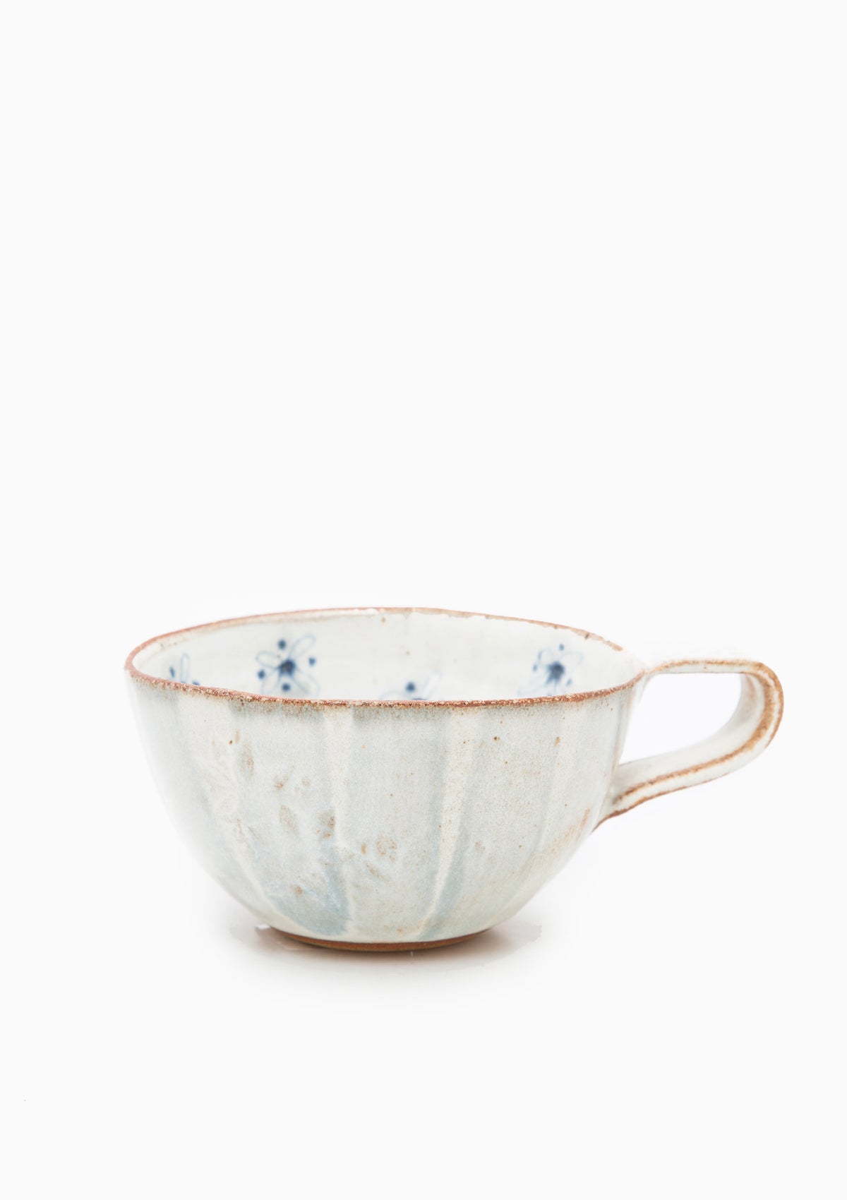 Cappuccino Cup Wildflower Blue 11