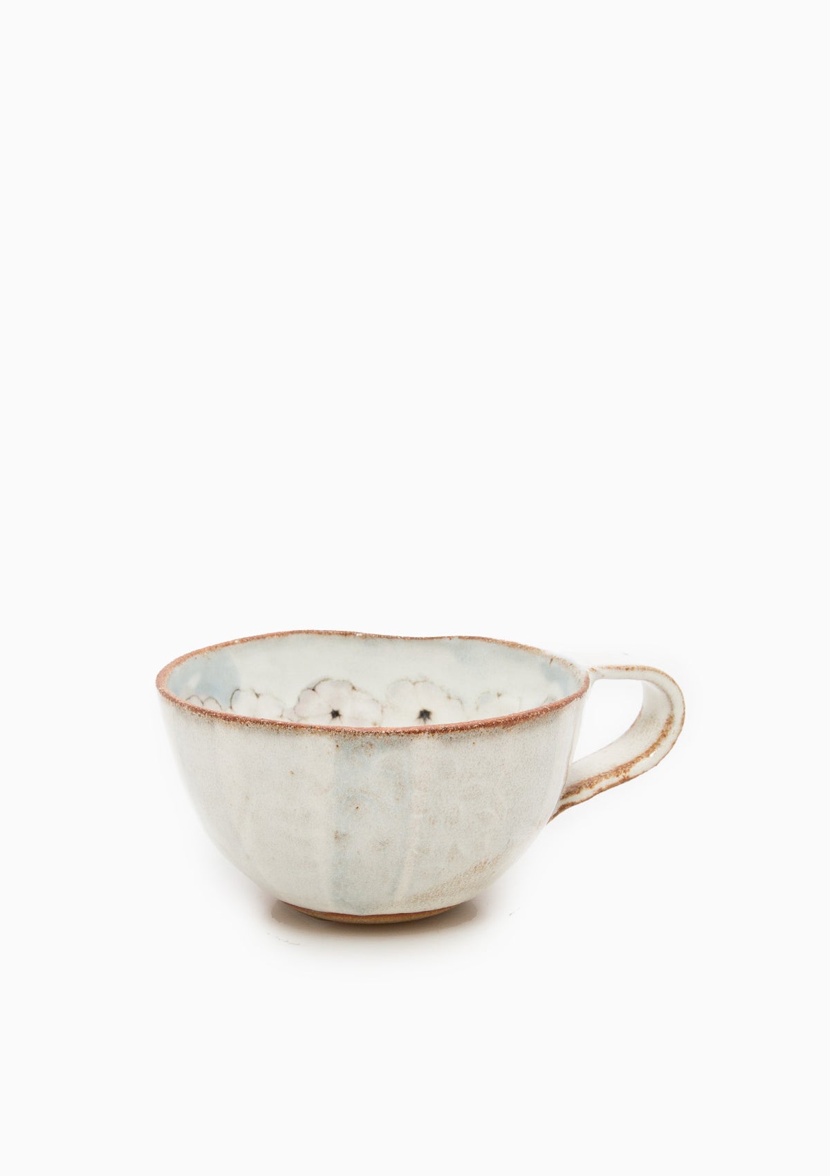 Cappuccino Cup Wildflower Grey 22