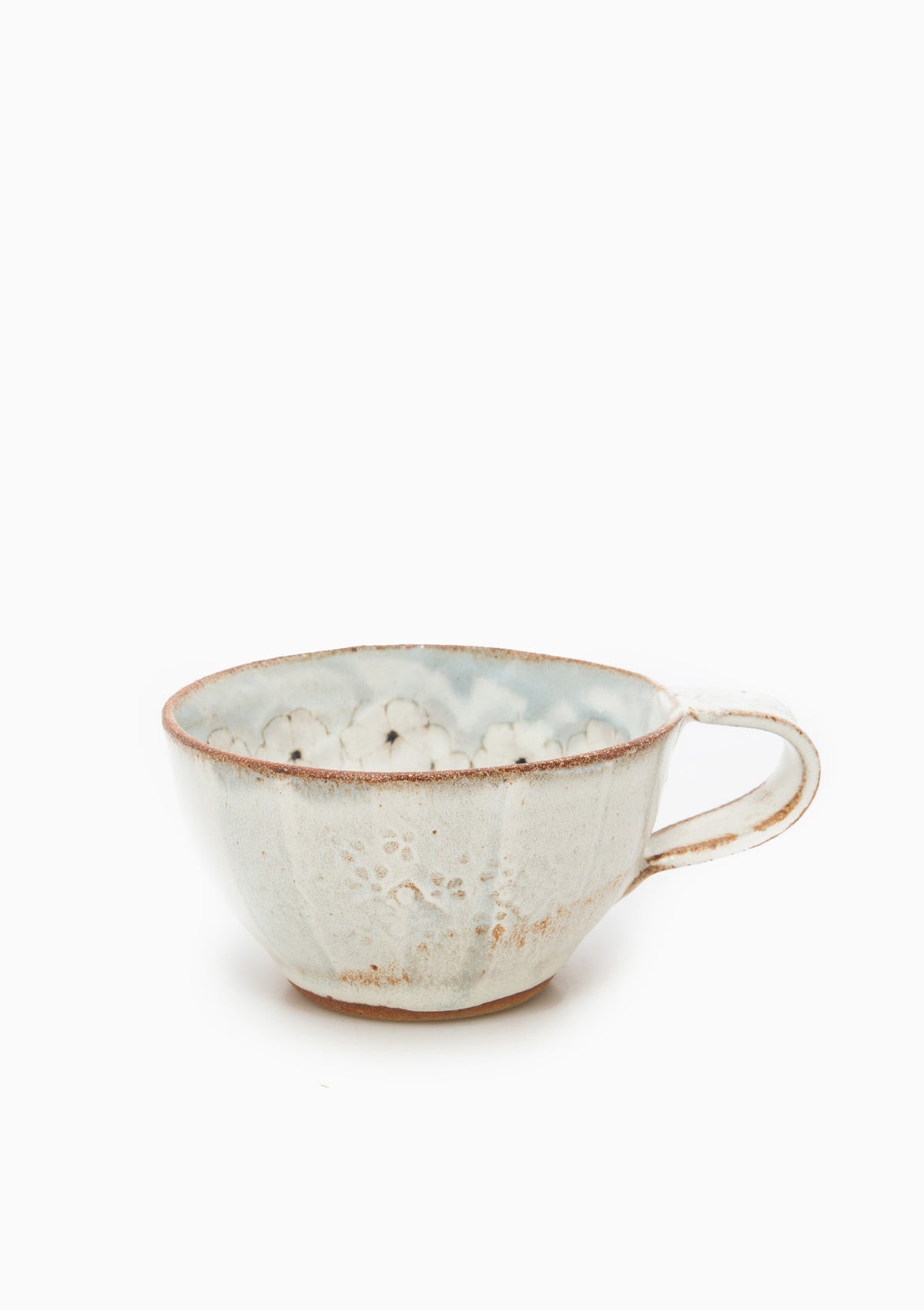 Cappuccino Cup Wildflower Grey 21