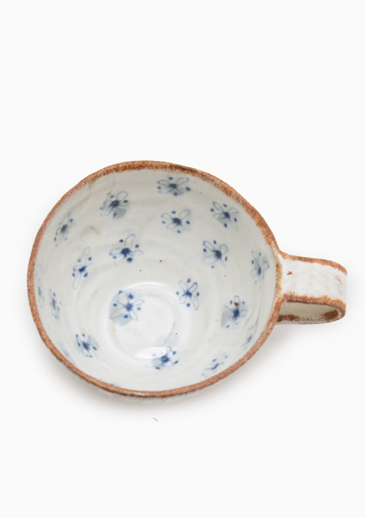 Cappuccino Cup Wildflower Blue 13