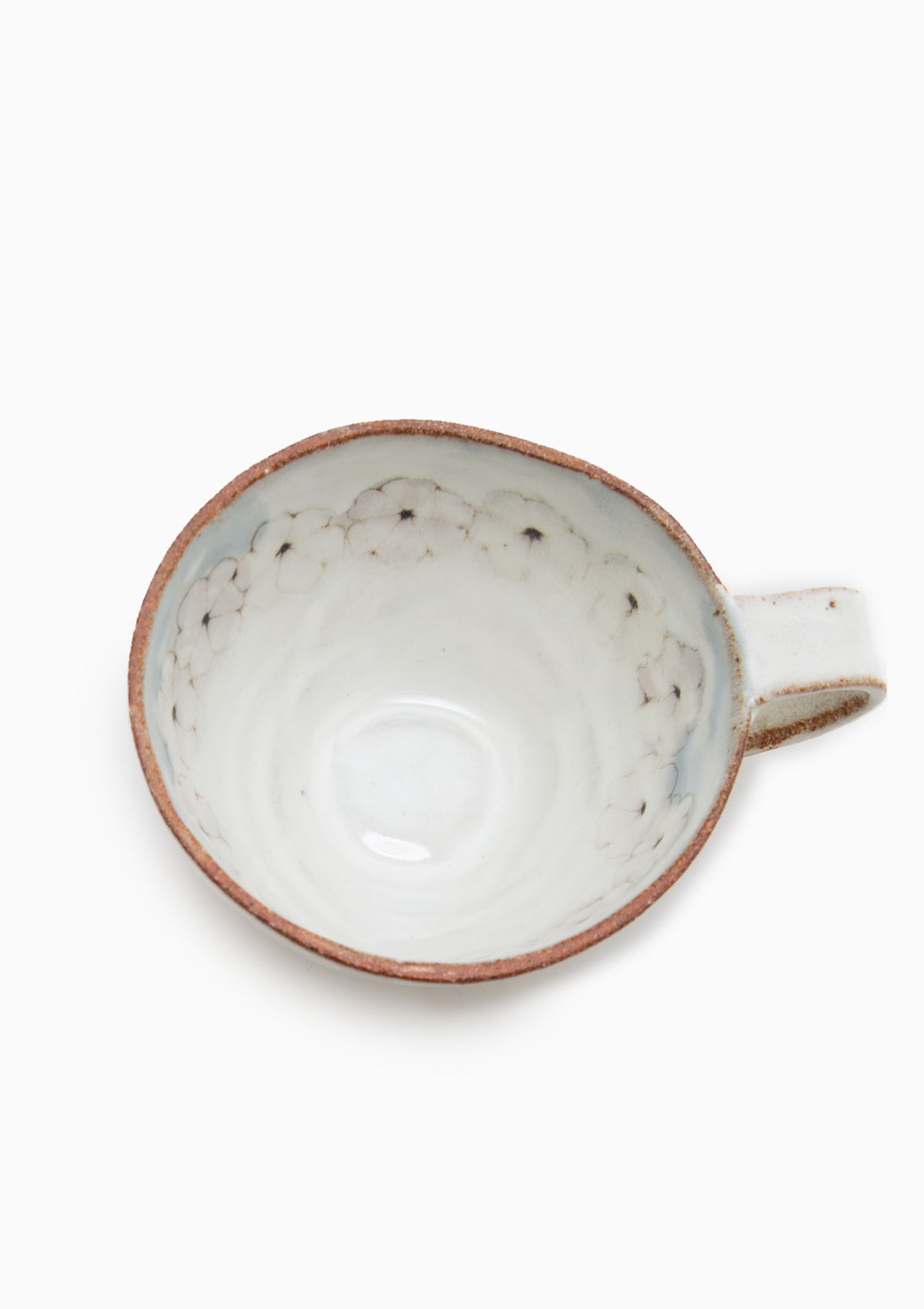 Cappuccino Cup Wildflower Grey 22