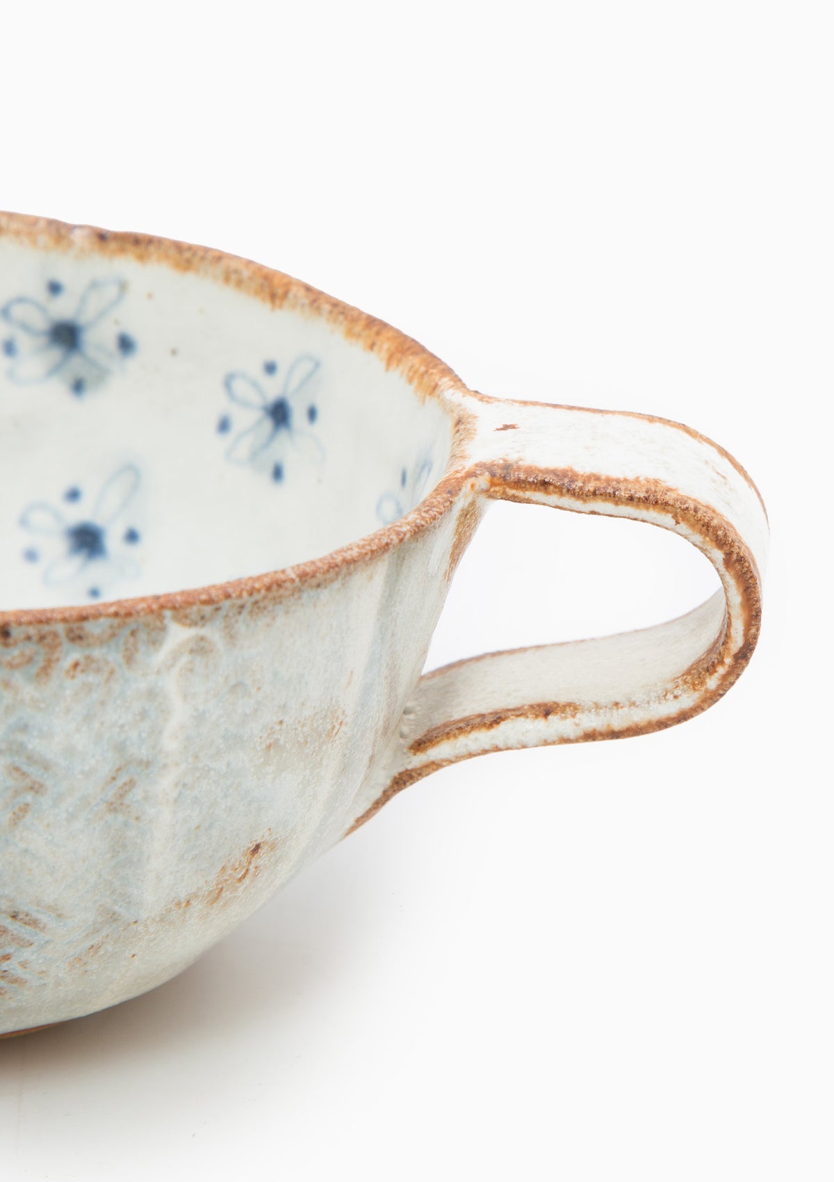 Cappuccino Cup Wildflower Blue 13