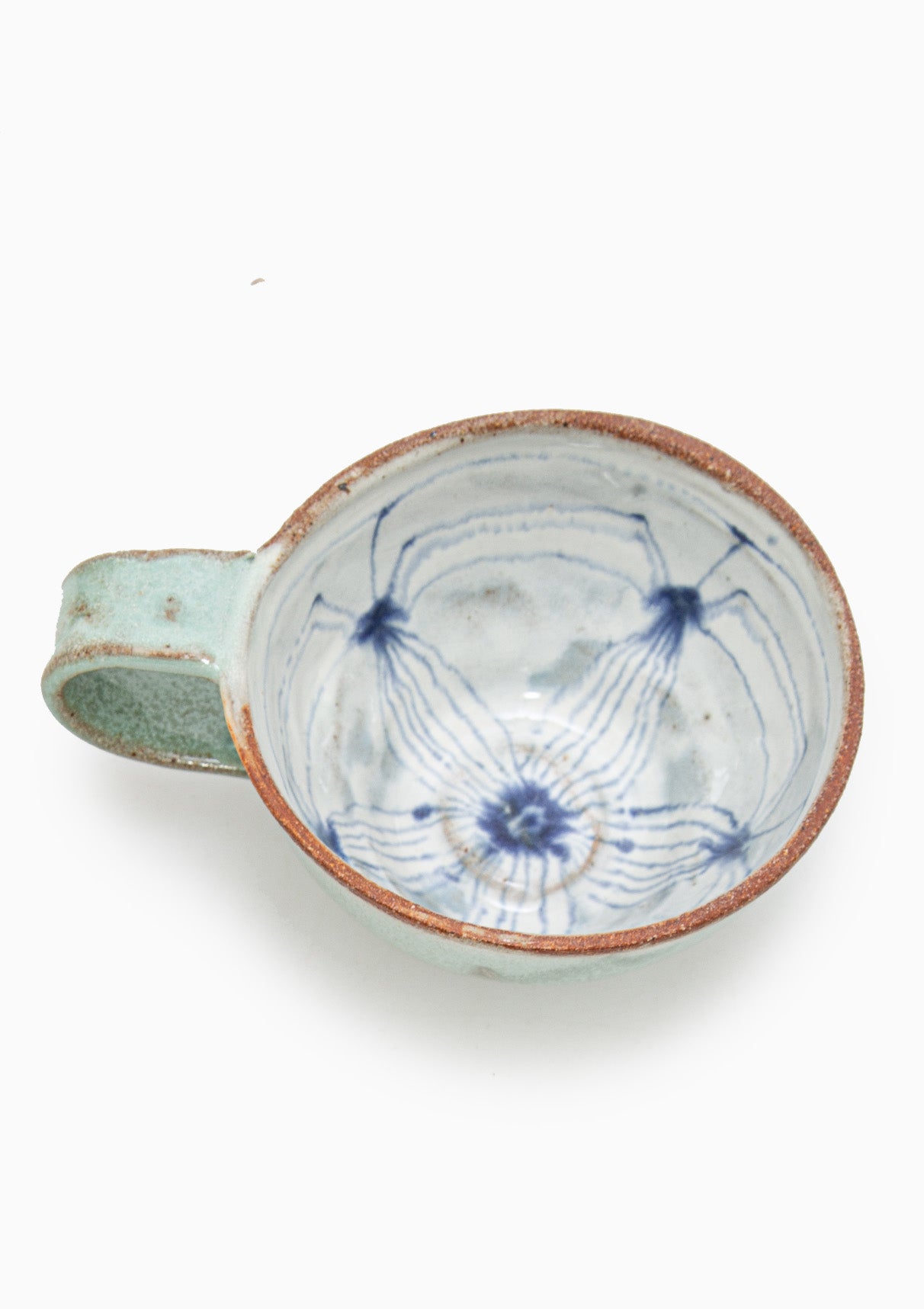Cappuccino Cup Wildflower Blue 6
