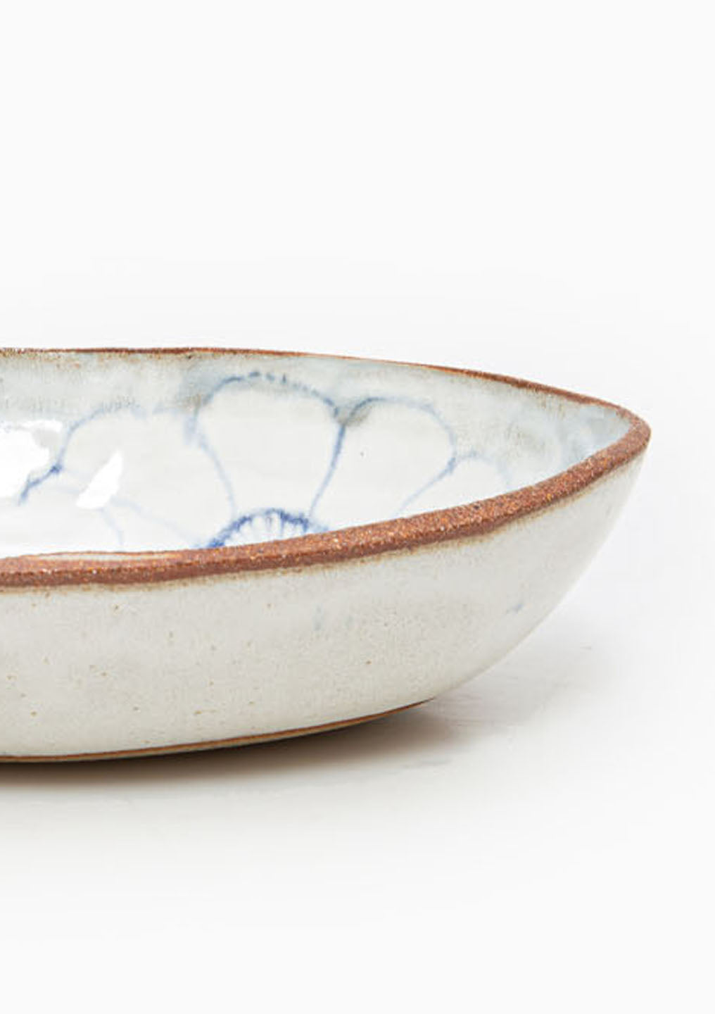 Oval Serving Dish Wildflower Blue 1