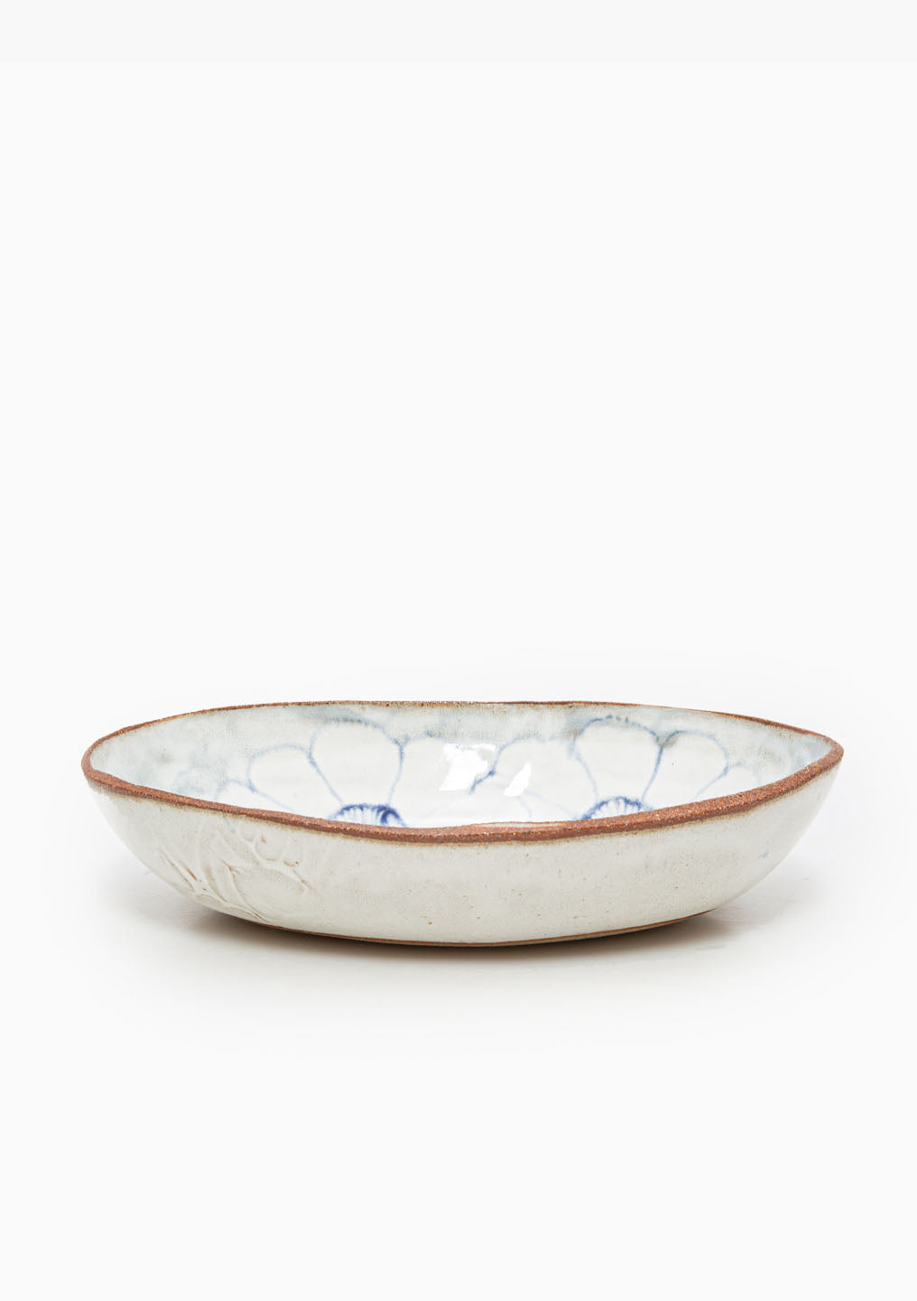 Oval Serving Dish Wildflower Blue 1