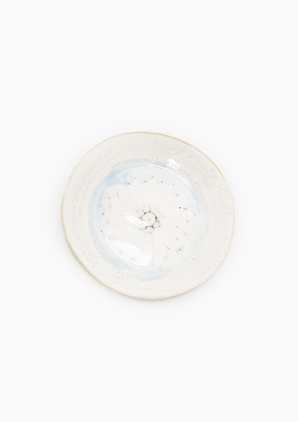 Salad Plate Wildflower Light Blue 3