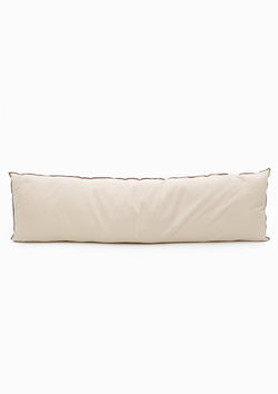 Bolster Cushion | Au Natural/Safari Brown, 14" x 48"