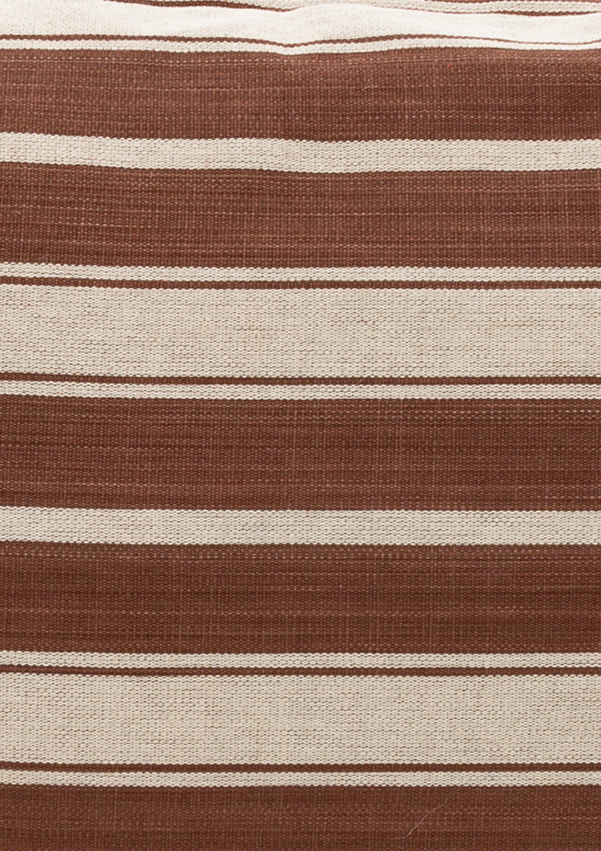 New Cushion, Chocolate Brown/Ecru | 16" x 24"